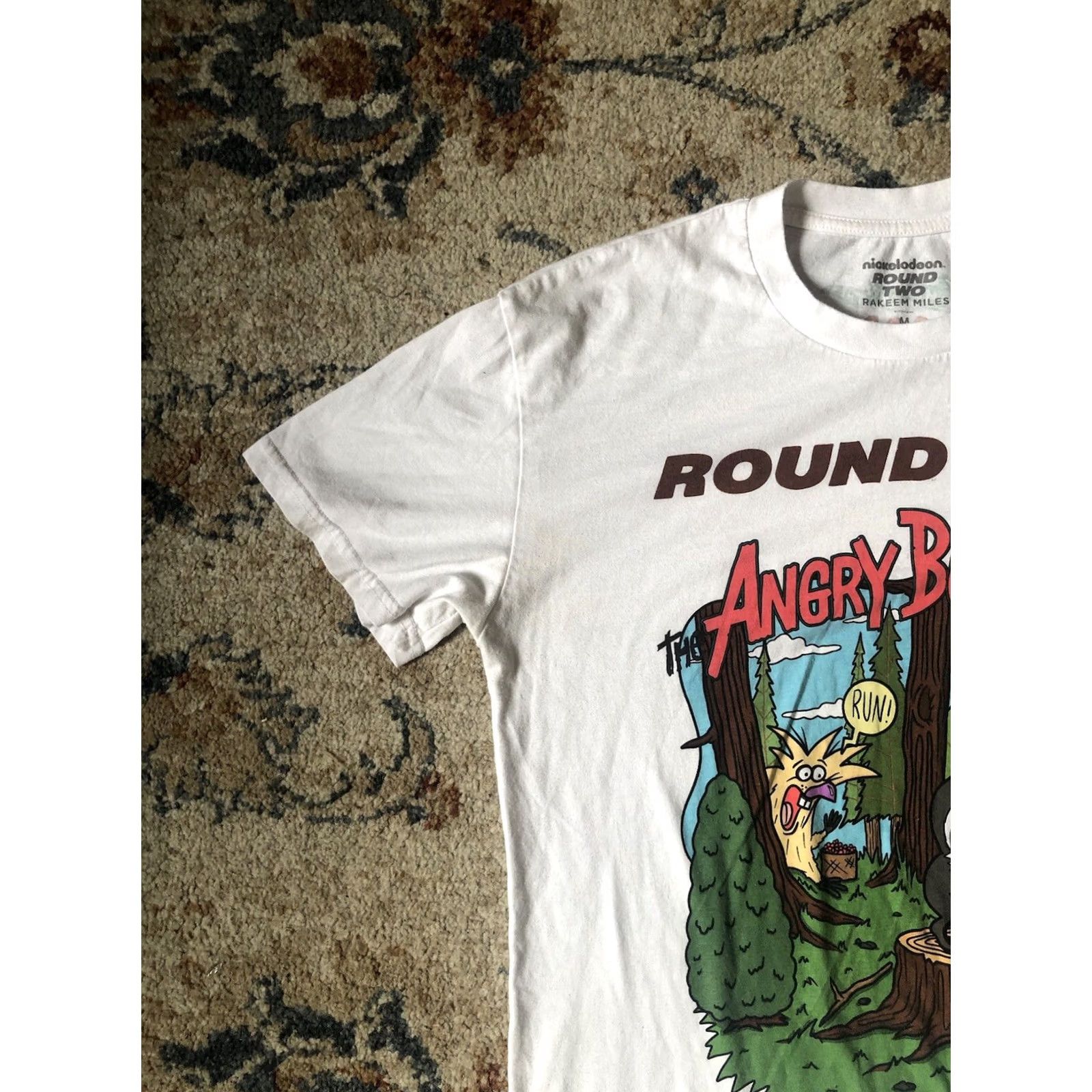 Round Two Round Two The Angry Beavers Tee Mens M White Nickelodeon Retro Shirt Size US M / EU 48-50 / 2 - 3 Thumbnail