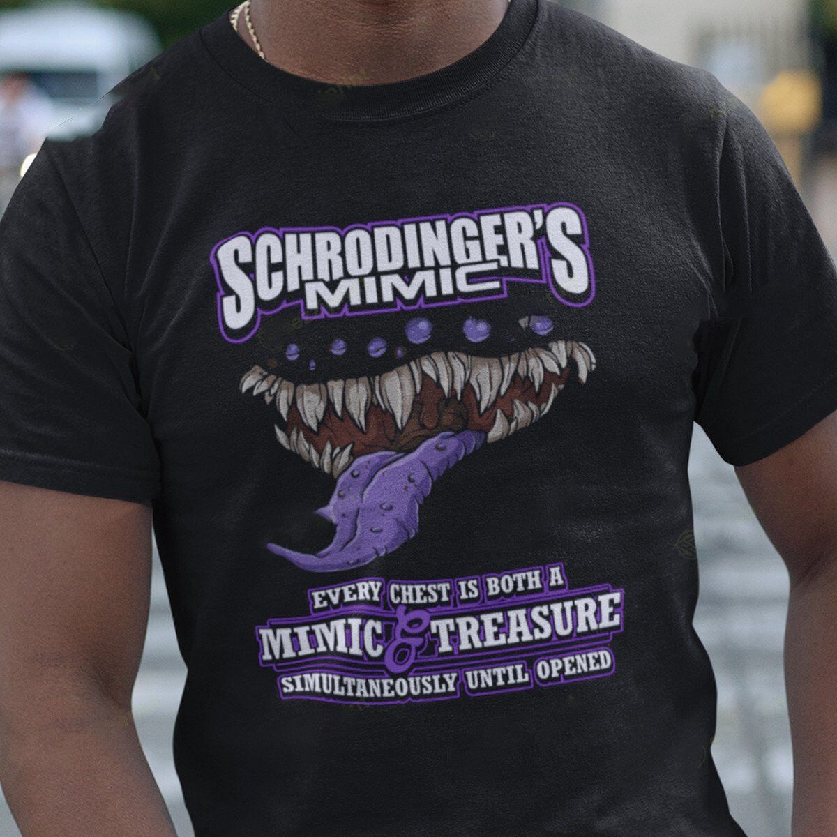 Designer × Vintage Schrödinger's Mimic T-Shirt – Fantasy Paradox Tee Size US S / EU 44-46 / 1 - 2 Thumbnail