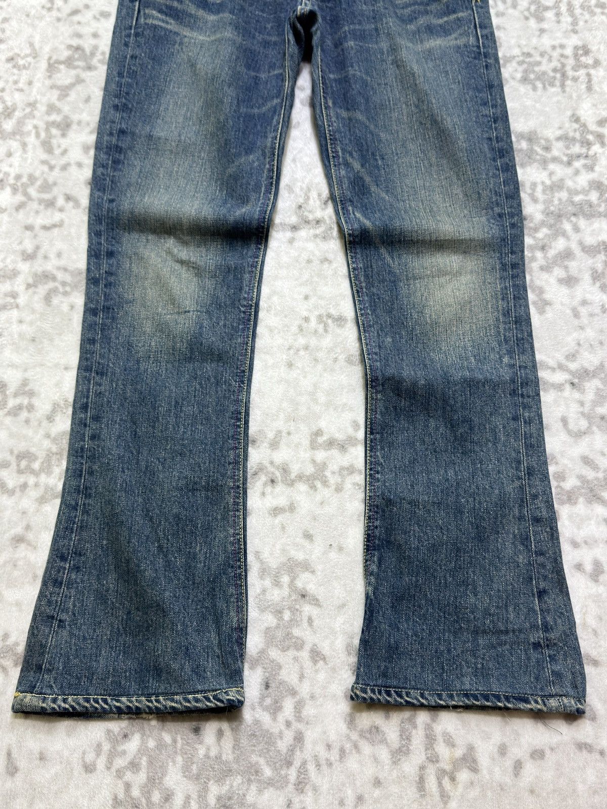 Hysteric Glamour SLY Y2K Low Rise Studded Bootcut Mud Wash Denim Jeans Size US 32 / EU 48 - 6 Thumbnail