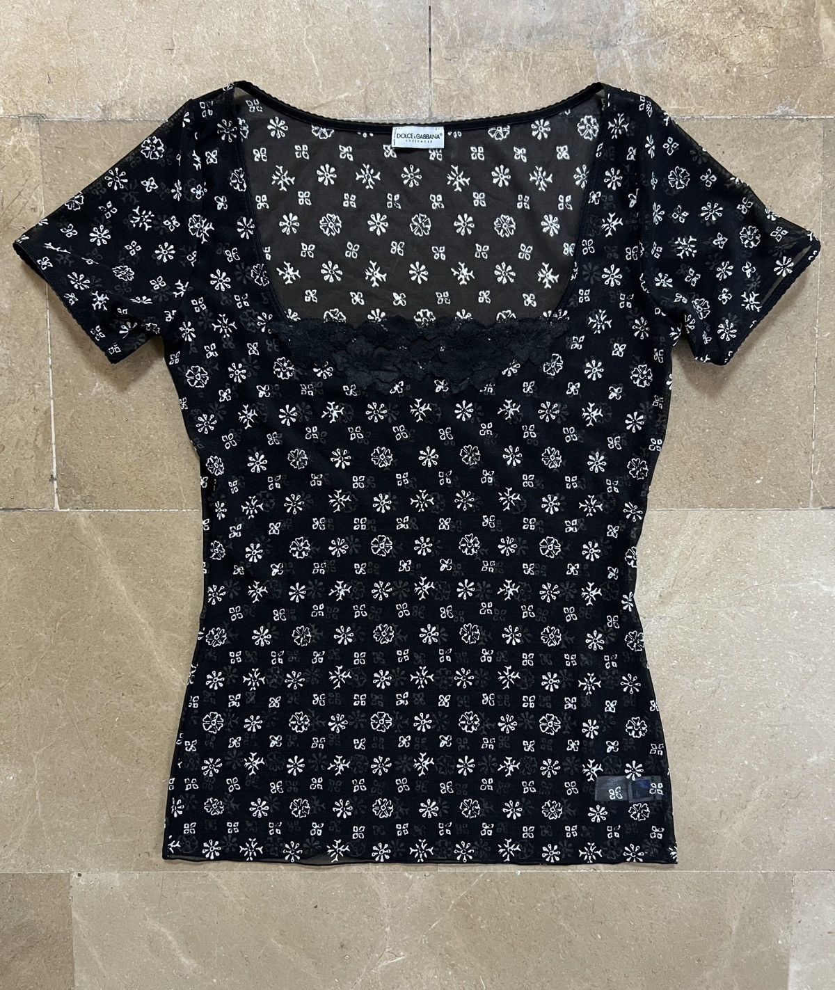 Dolce & Gabbana Dolce & Gabbana stretch net top Size S / US 4 / IT 40 - 6 Thumbnail