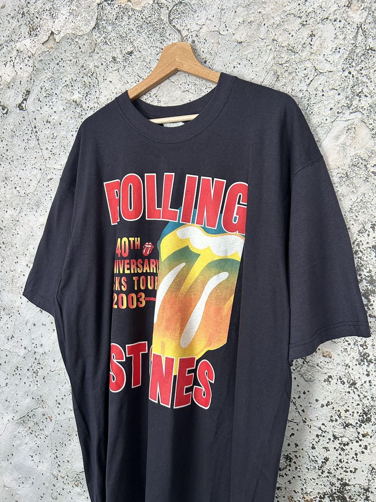 The Rolling Stones × Vintage Vintage The Rolling Stones Rock Band Tee 2003 Tour Size US XXL / EU 58 / 5 - 3 Thumbnail