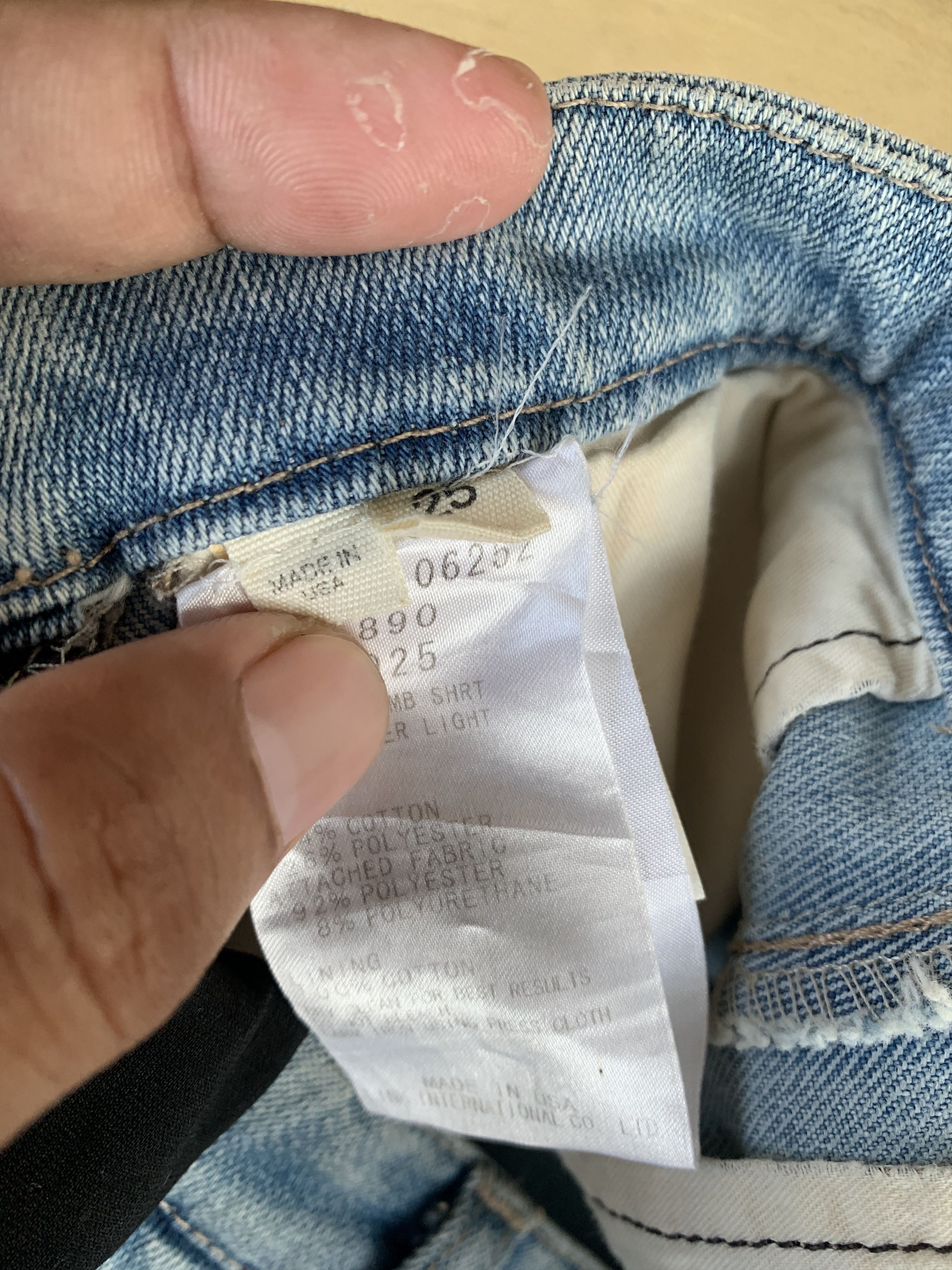 Helmut Lang Helmut Lang archive Wash denim Size 25" / US 0 / IT 36 - 5 Thumbnail