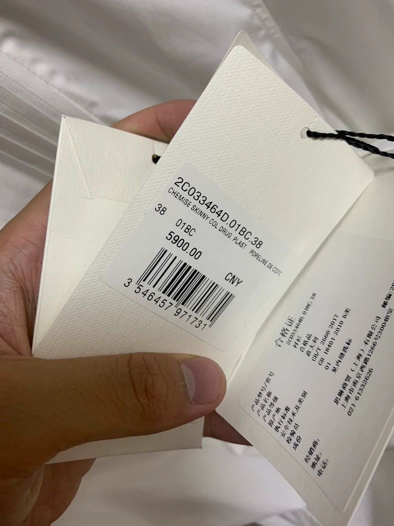 Celine Celine 2020FW White accordion pleat shirt Size US S / EU 44-46 / 1 - 3 Thumbnail