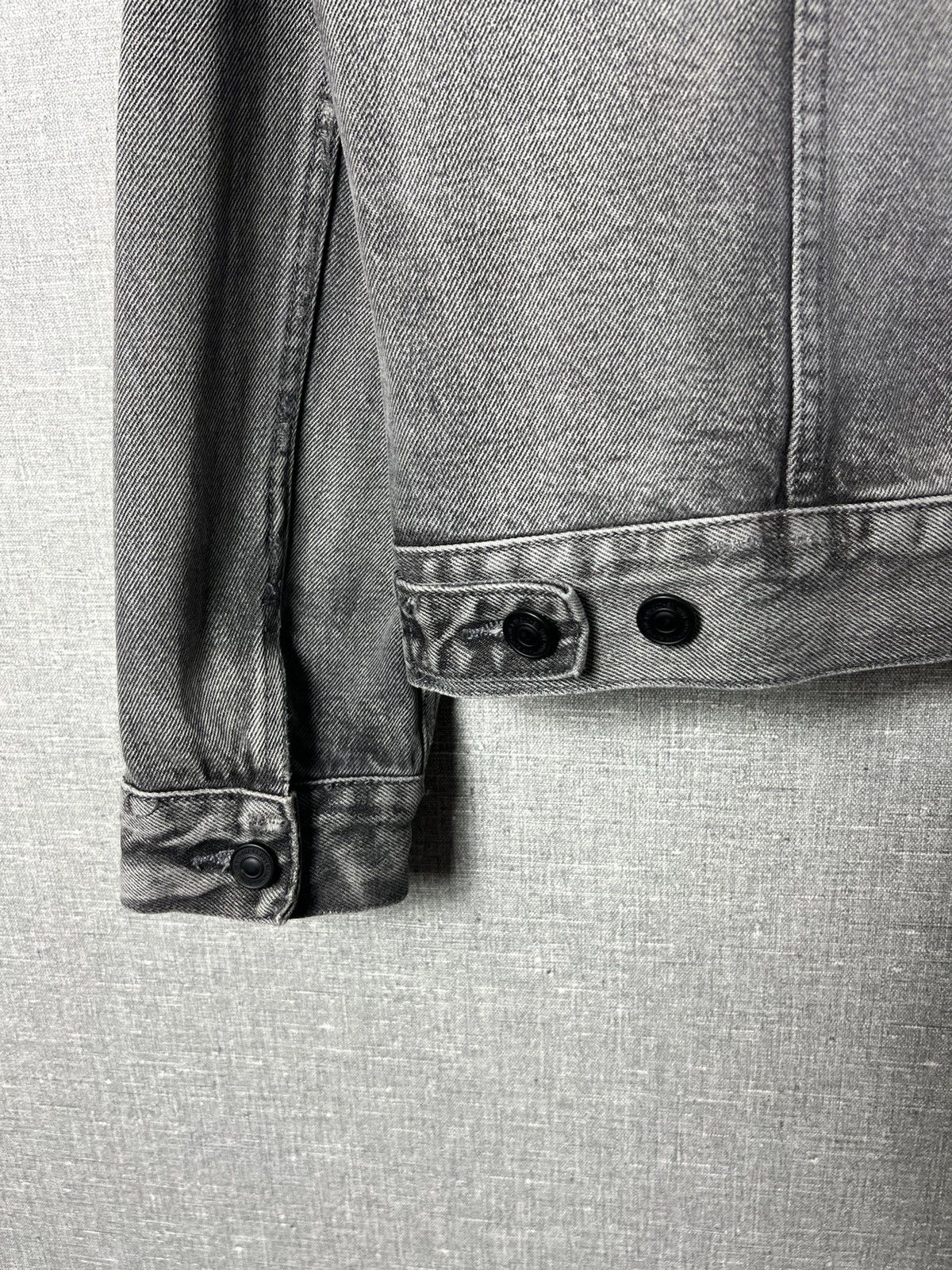 All Saints Bohmer Distressed Denim Jean Jacket Size M