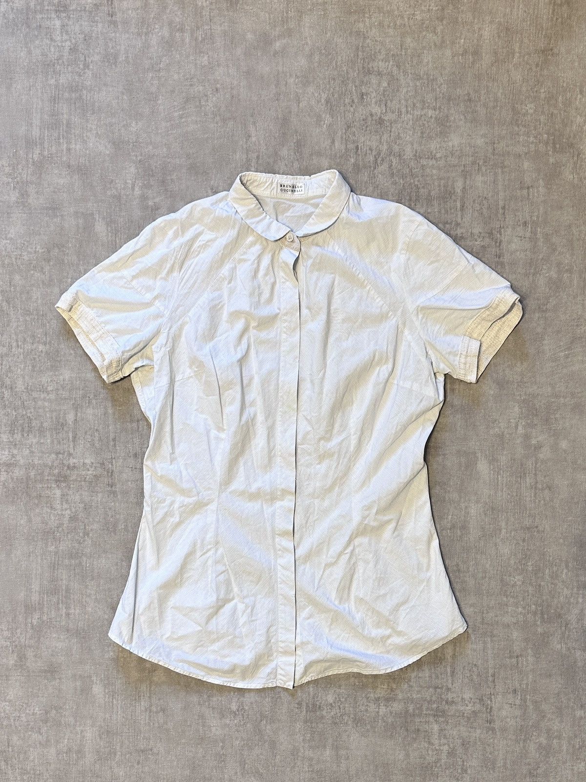Brunello Cucinelli Brunello Cucinelli Shirt Button Up Made in Italy Size S / US 4 / IT 40 - 1 Thumbnail