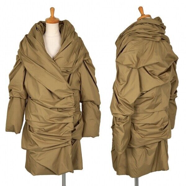 Issey Miyake Issey Miyake Drape Gather Coat Beige Size M / US 6-8 / IT 42-44 - 1 Thumbnail