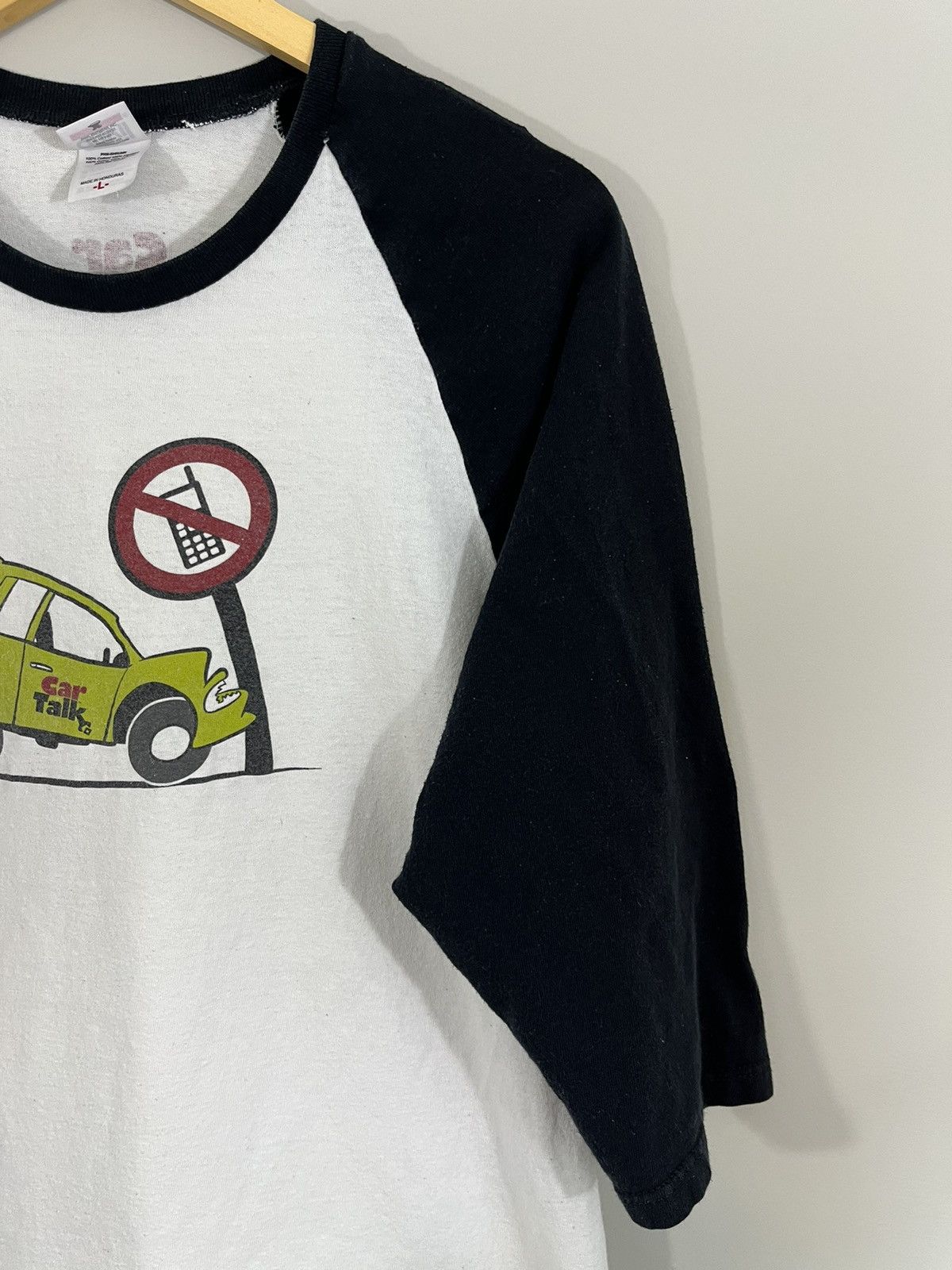 Vintage Anti Texting Driving Faded Baseball Tee Size US L / EU 52-54 / 3 - 4 Thumbnail
