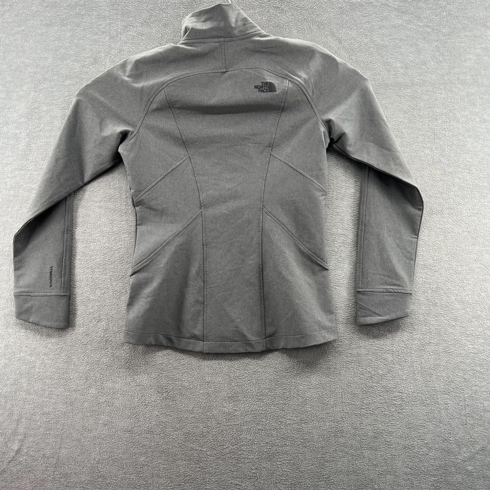 The North Face The North Face Womens S Gray Softshell Full Zip Jacket Size S / US 4 / IT 40 - 2 Thumbnail