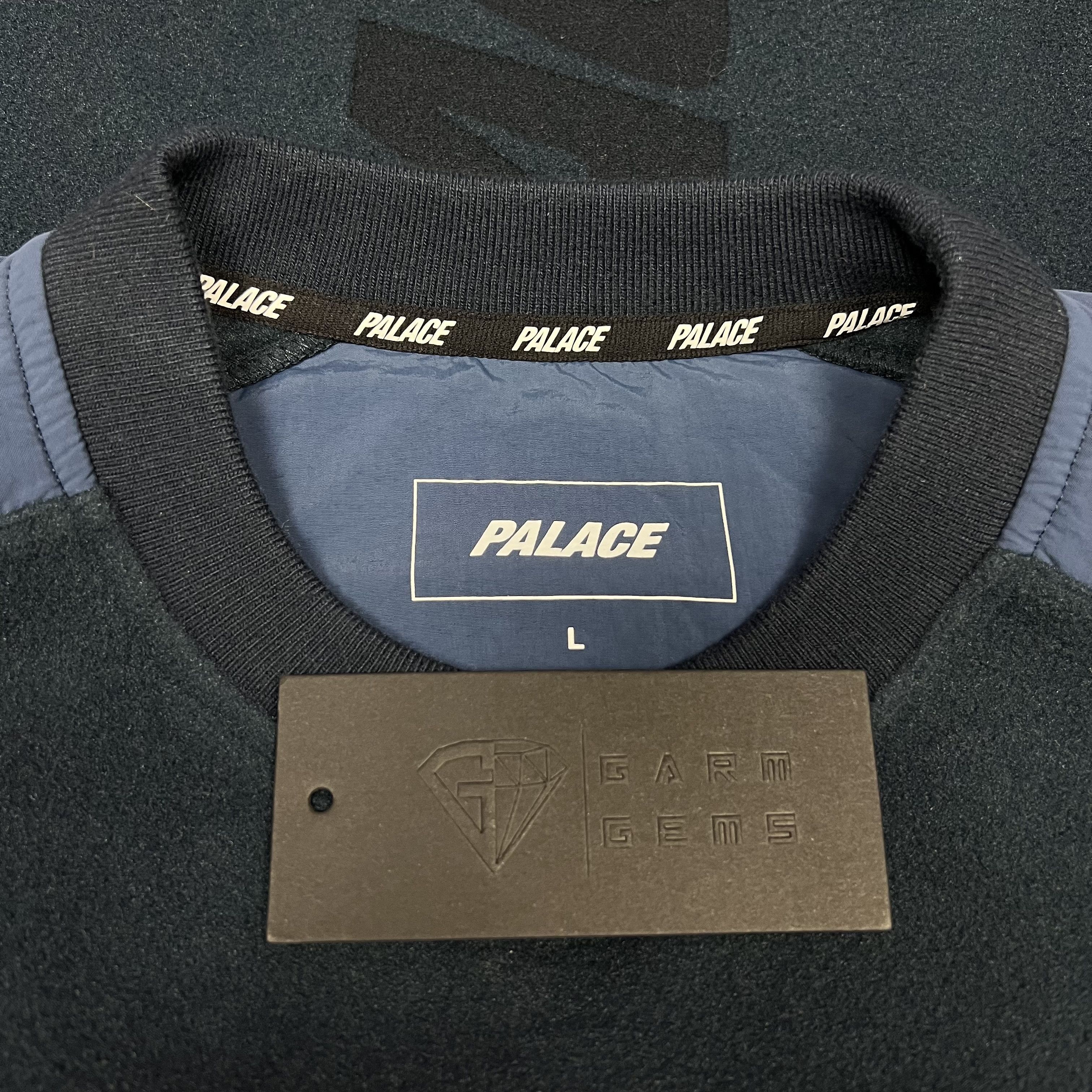 Palace Palace 100 Series Polartec Lazer Crew Sweatshirt Size US L / EU 52-54 / 3 - 4 Thumbnail