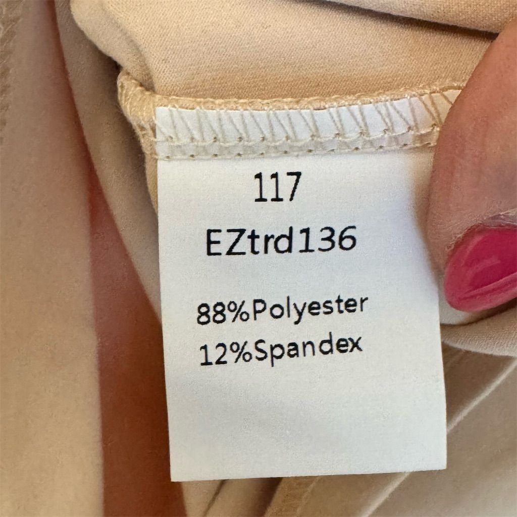 Other NWT Trendy Queen Women's Beige Long Sleeve Crop Top Size M Size M / US 6-8 / IT 42-44 - 5 Thumbnail