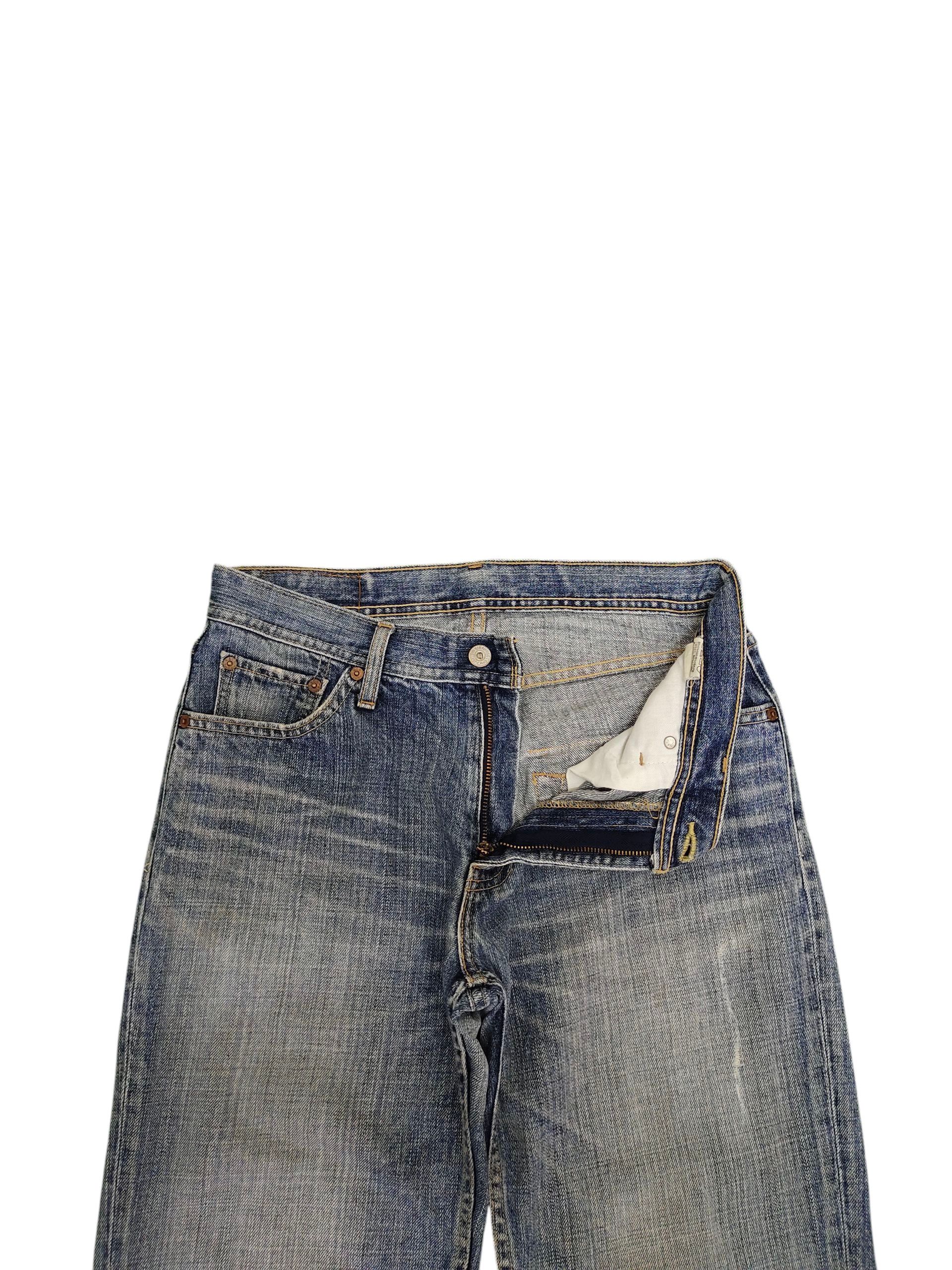 Levi's Vintage Levis 533 Relaxed Distress Faded Denim Jeans Size US 31 - 7 Thumbnail