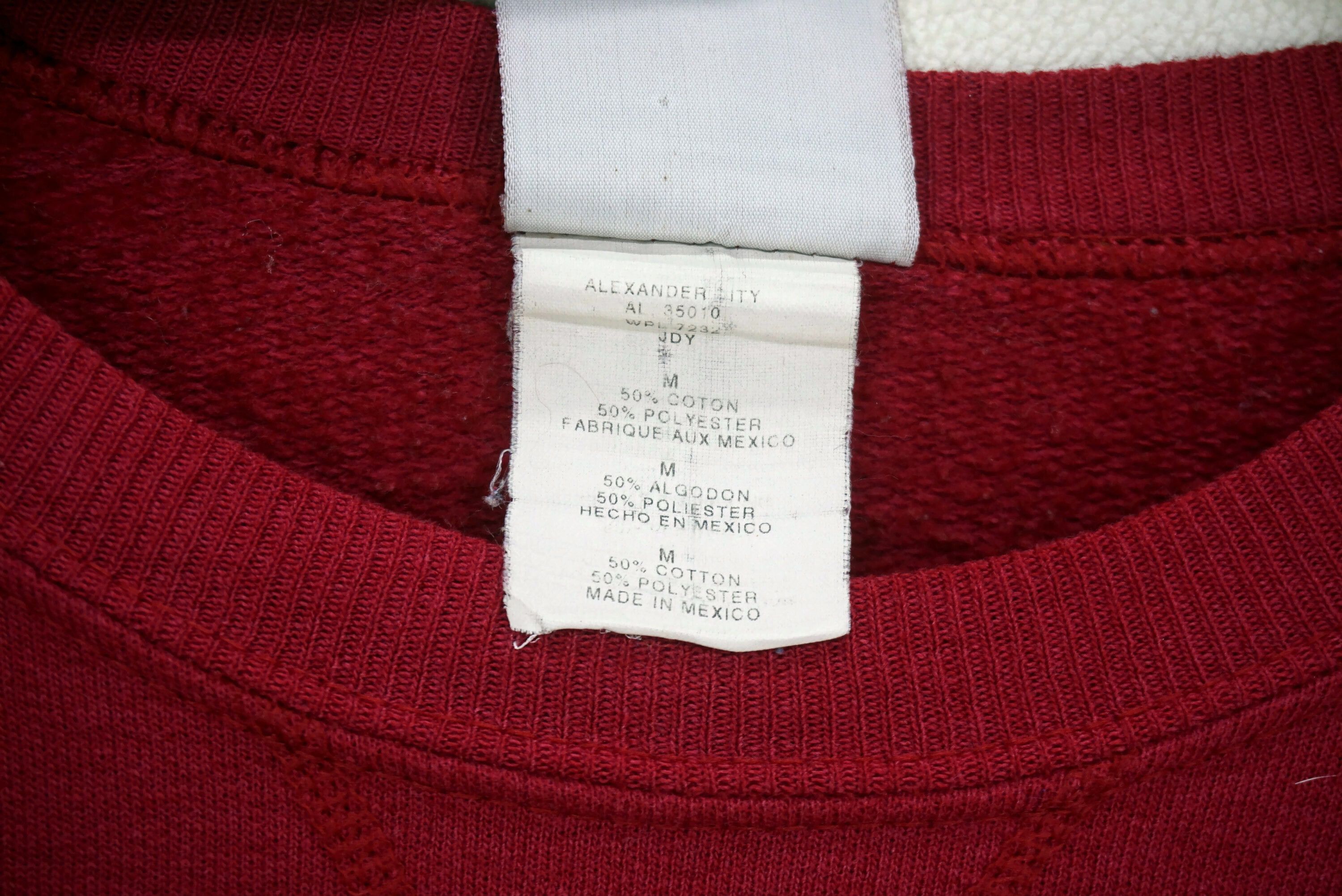 Sports Specialties Vintage DISCUS Sweatshirt Size M Plain Red Pullover Size US M / EU 48-50 / 2 - 5 Thumbnail