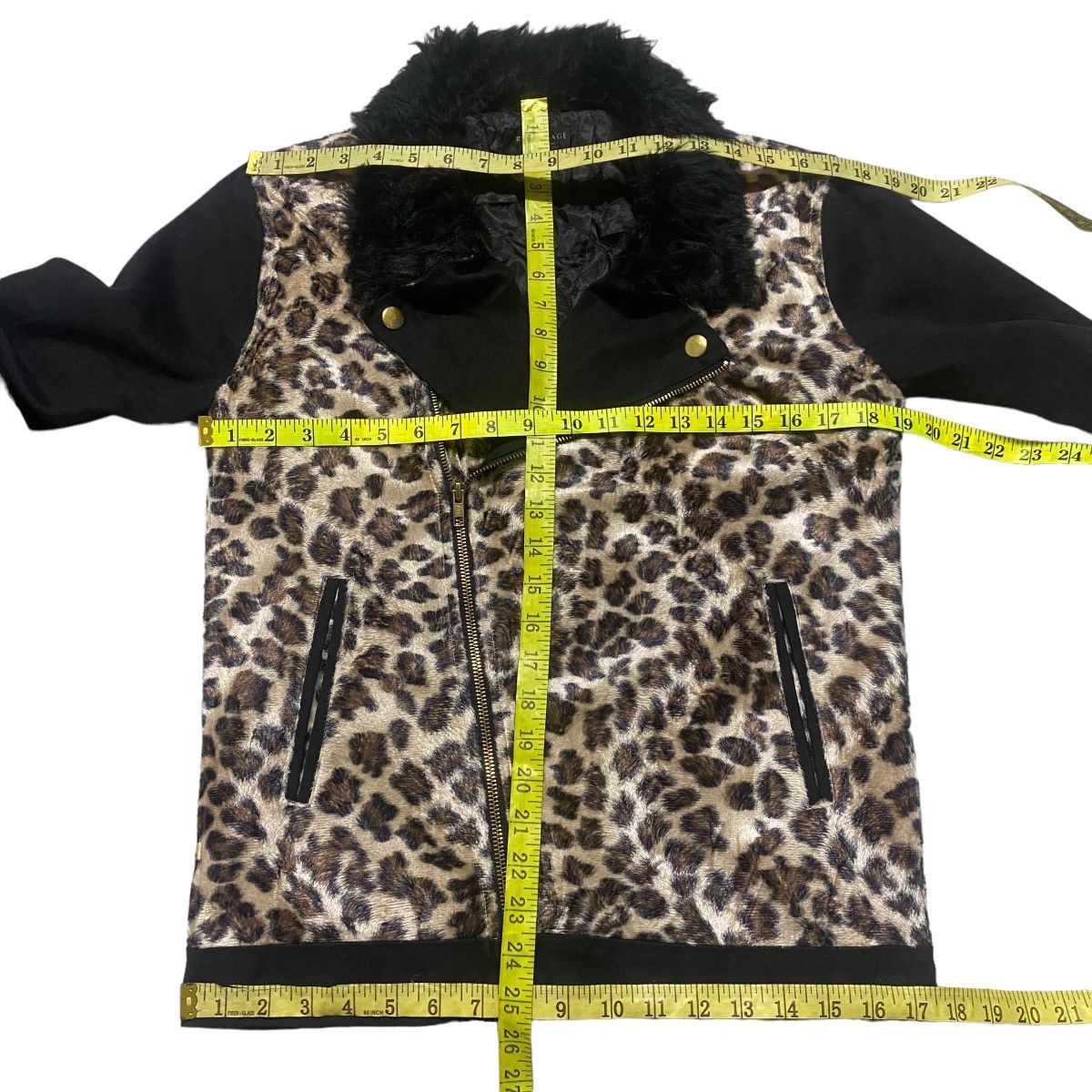 Japanese Brand Japanese Beast Recyclage Leopard Double Collar Jacket Size M / US 6-8 / IT 42-44 - 16 Thumbnail