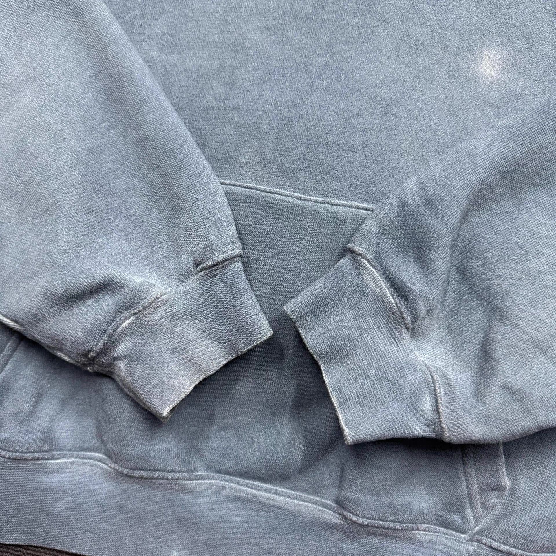 Alexander Wang Alexander Wang Haze Blue Acid Wash Distressed Hoodie Q10 Size US M / EU 48-50 / 2 - 2 Thumbnail