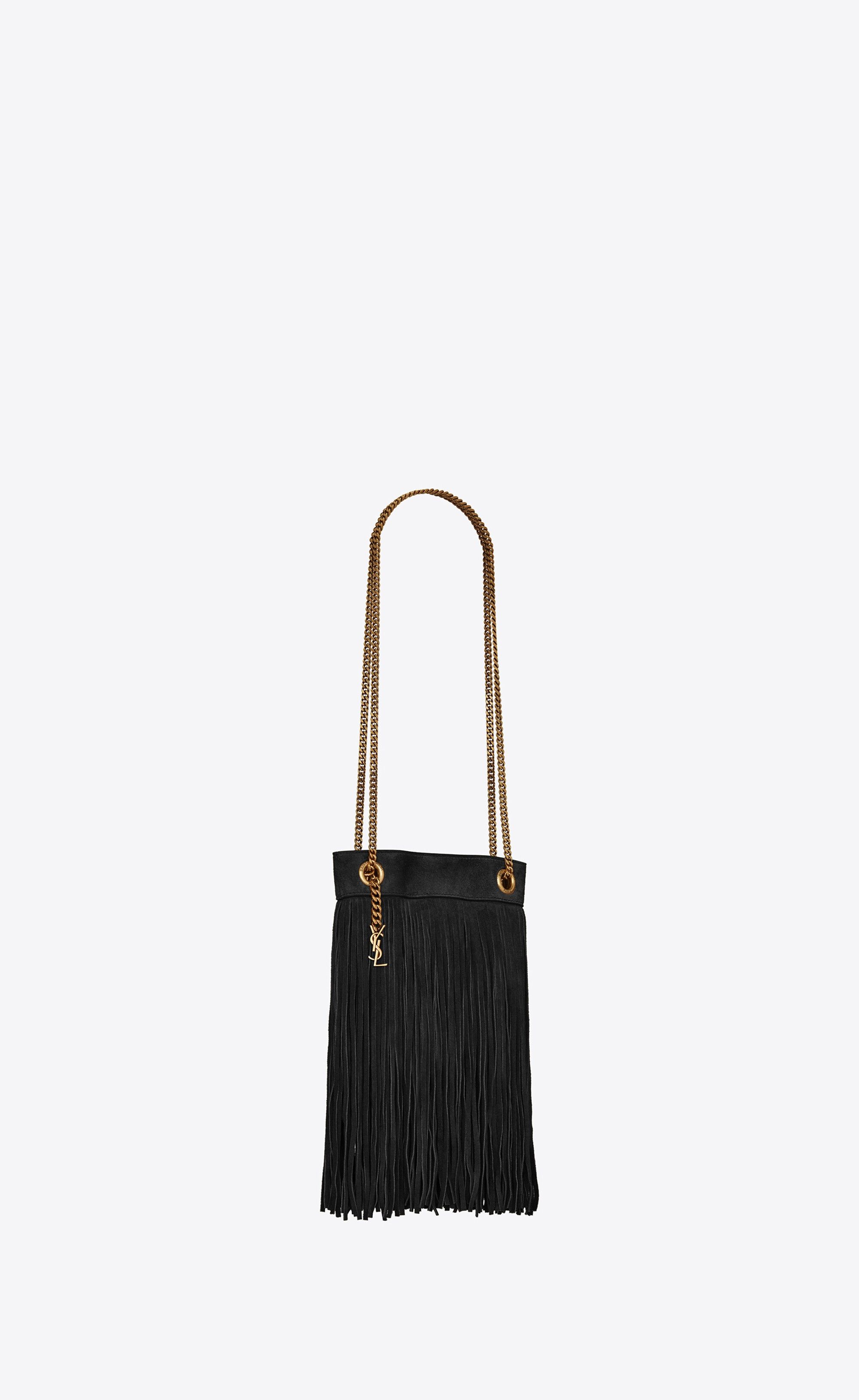 Saint Laurent Paris o1s1wg110125 633753 Size: OS / Grace Small Hobo Bag in Black Size ONE SIZE - 5 Thumbnail