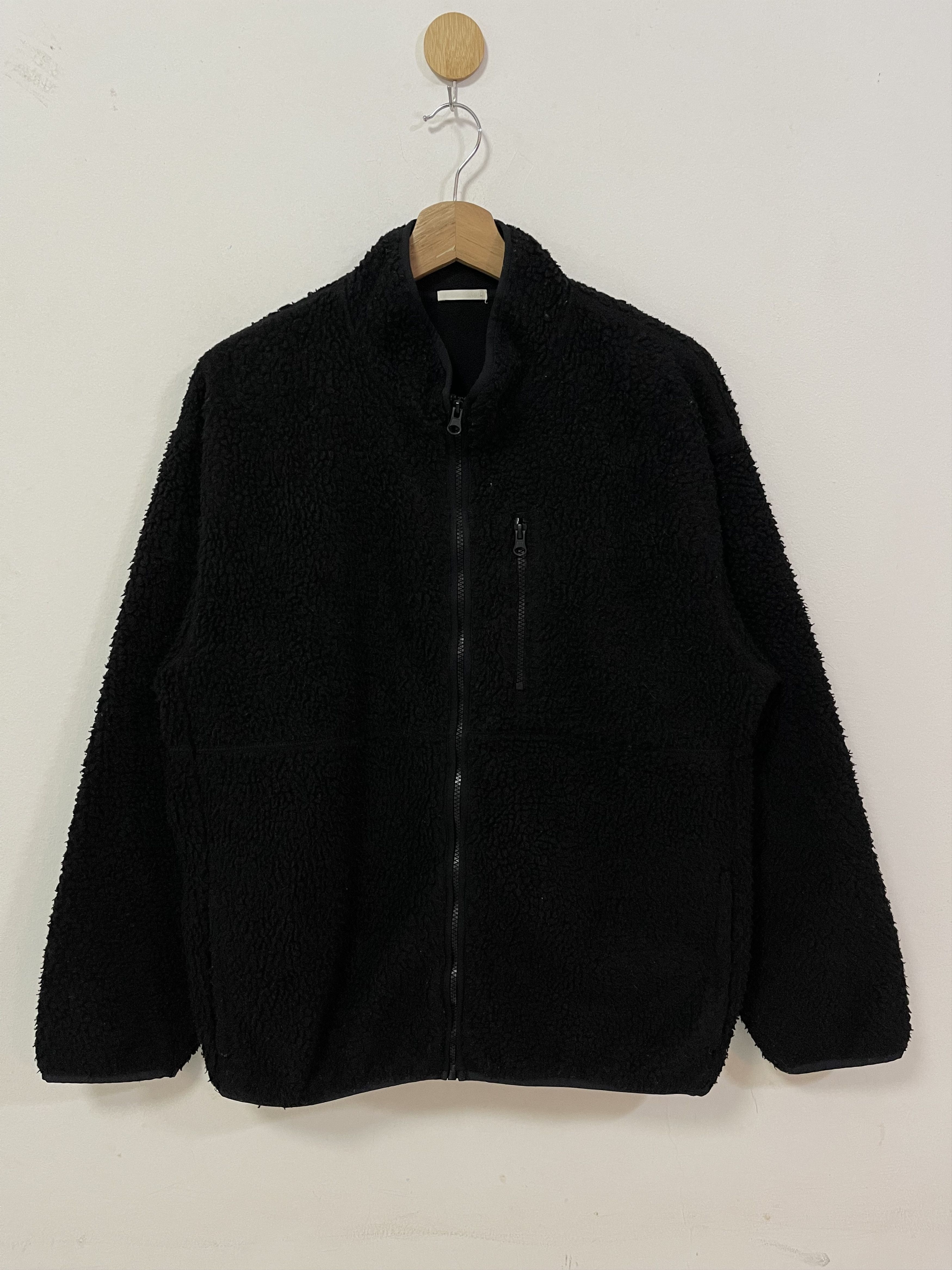 GU × Japanese Brand × Vintage Vintage Gu Sherpa Zip Up Jacket Size US M / EU 48-50 / 2 - 1 Thumbnail