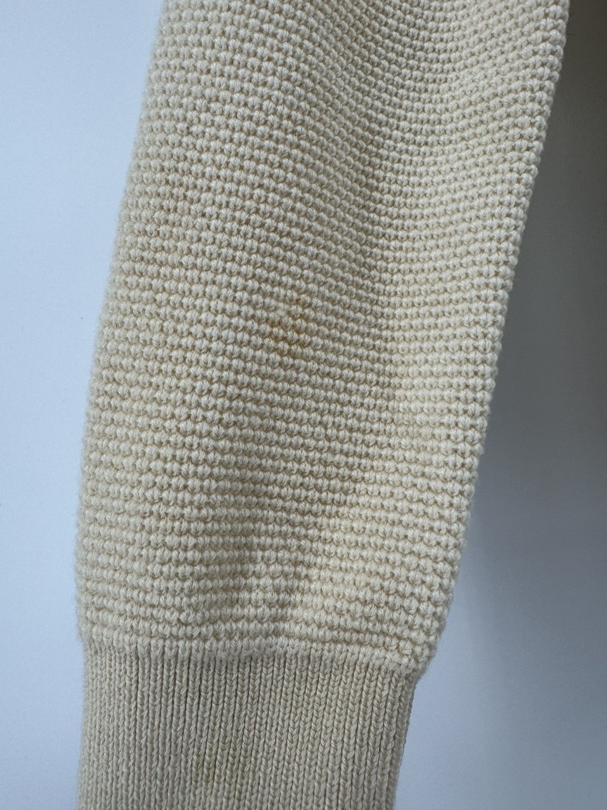 Moncler MONCLER MAGLIONE TRICOT ALLA COREANA knit x nylon cardigan M Size M / US 6-8 / IT 42-44 - 9 Thumbnail