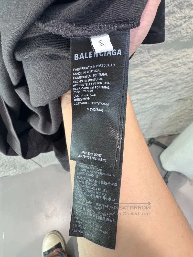 Balenciaga Balenciaga SS25 Logo Print Short Sleeve Tee. Size US S / EU 44-46 / 1 - 5 Thumbnail