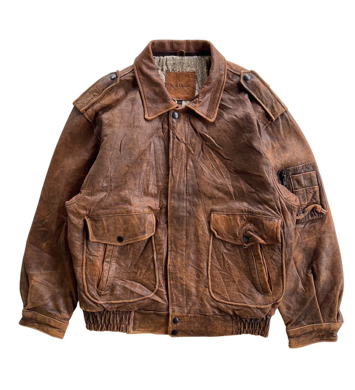 Sub Urban Sheepskin Leather Jacket