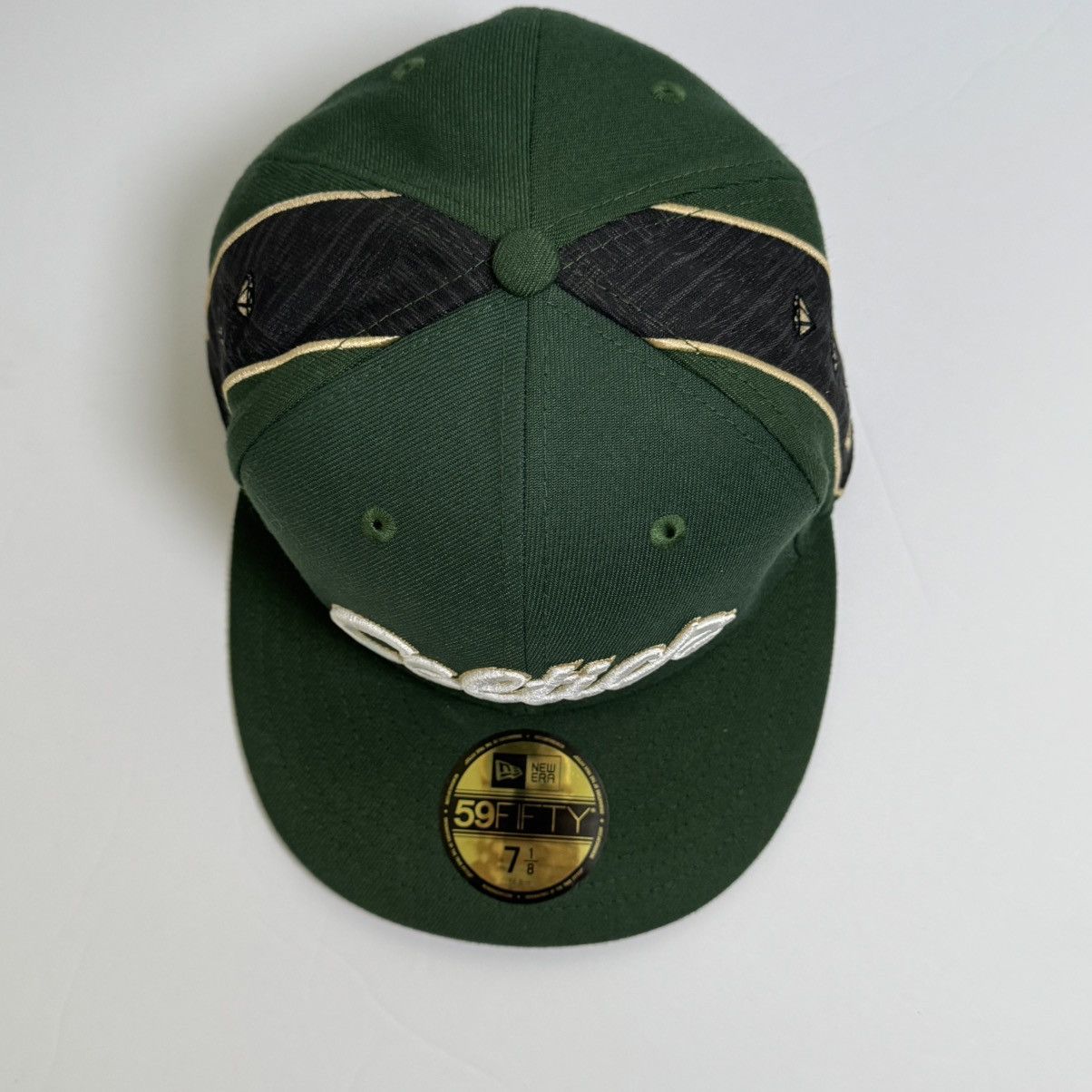 New Era Boston Celtics City Edition New Era 59FIFTY Hat 7 1/8 Green Size ONE SIZE - 7 Thumbnail