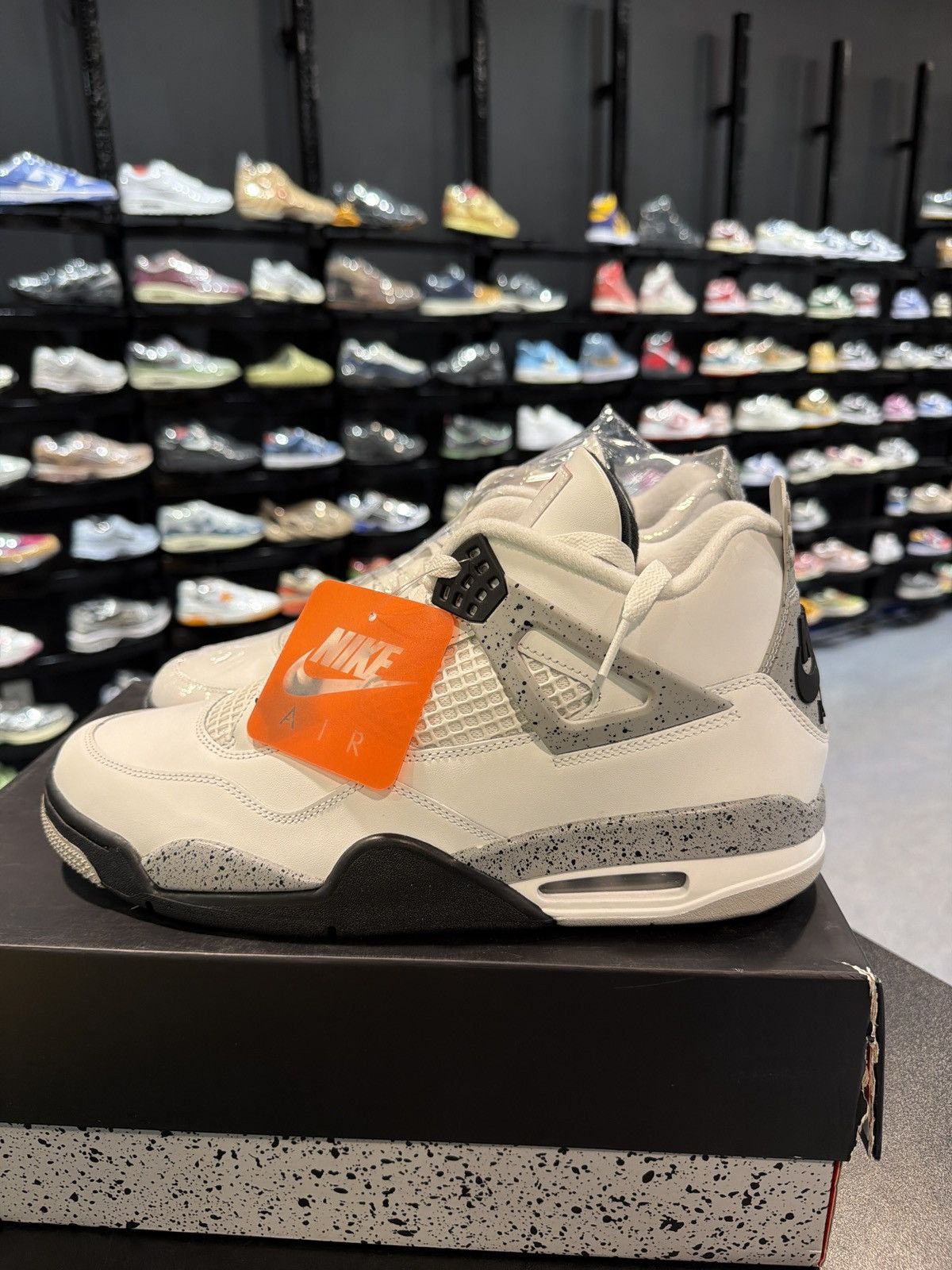 Jordan Brand Jordan 4 White cement Size-12.5 Brand New Quick Shipping Size US 12.5 / EU 45-46 - 4 Thumbnail