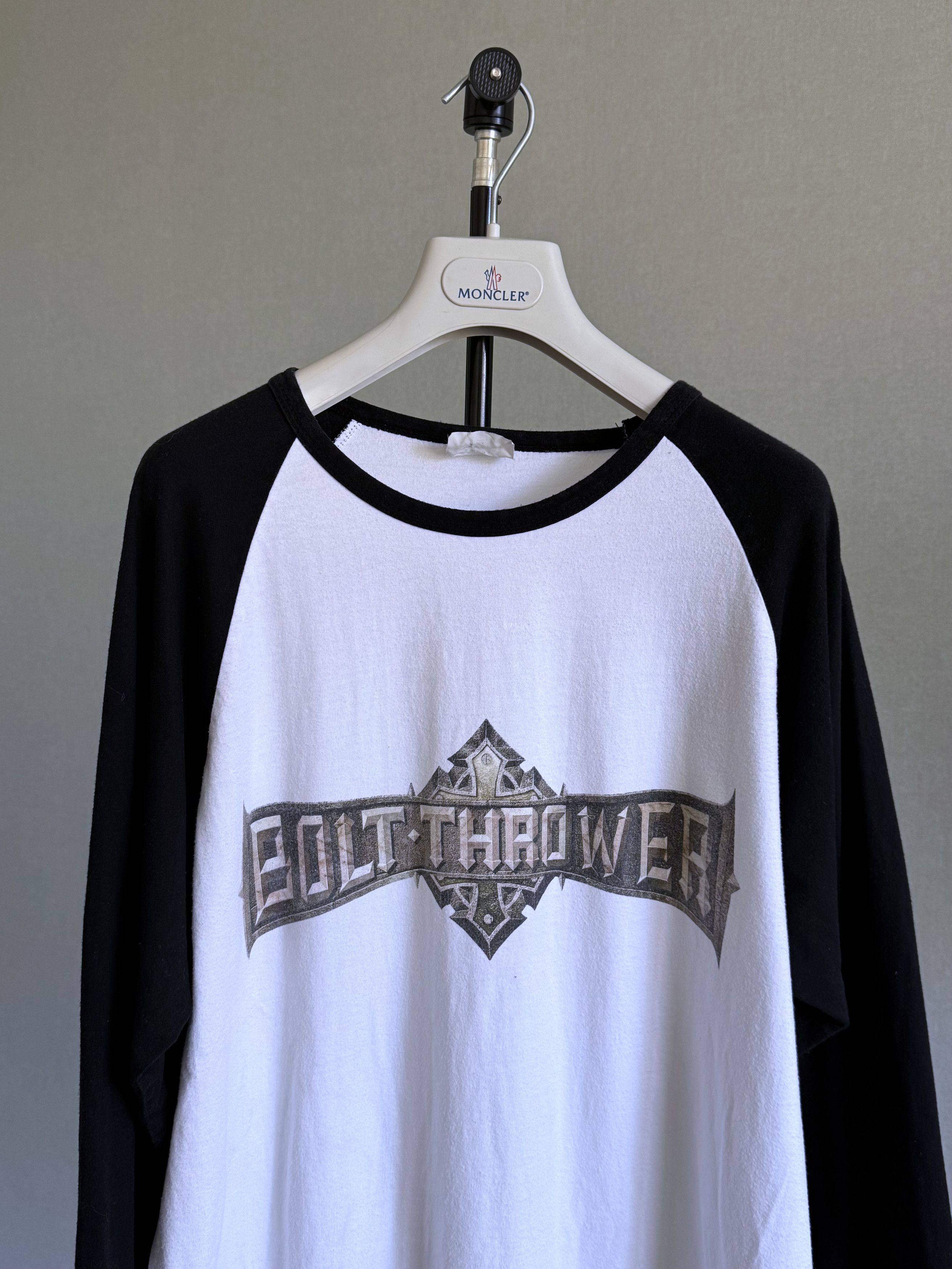 Band Tees Bolt Thrower shirt, black white ringer t-shirt Size US L / EU 52-54 / 3 - 2 Thumbnail