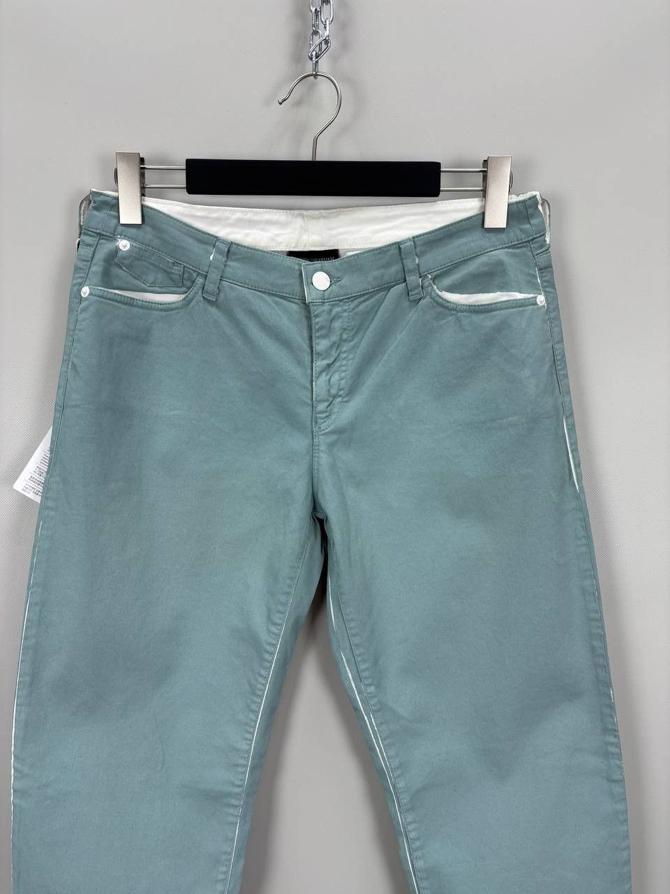 Armani × Emporio Armani Womens jeans Emporio Armani Size 29 Color Turquoise Size 26" / US 2 / IT 38 - 3 Thumbnail