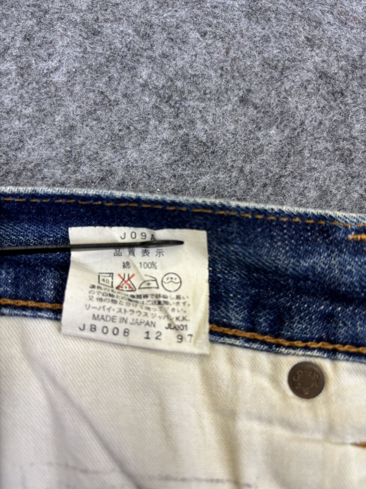Levi's 💥Vtg 90s💥Levis Capital E Lot 502 Denim F952 Size US 28 / EU 44 - 14 Thumbnail