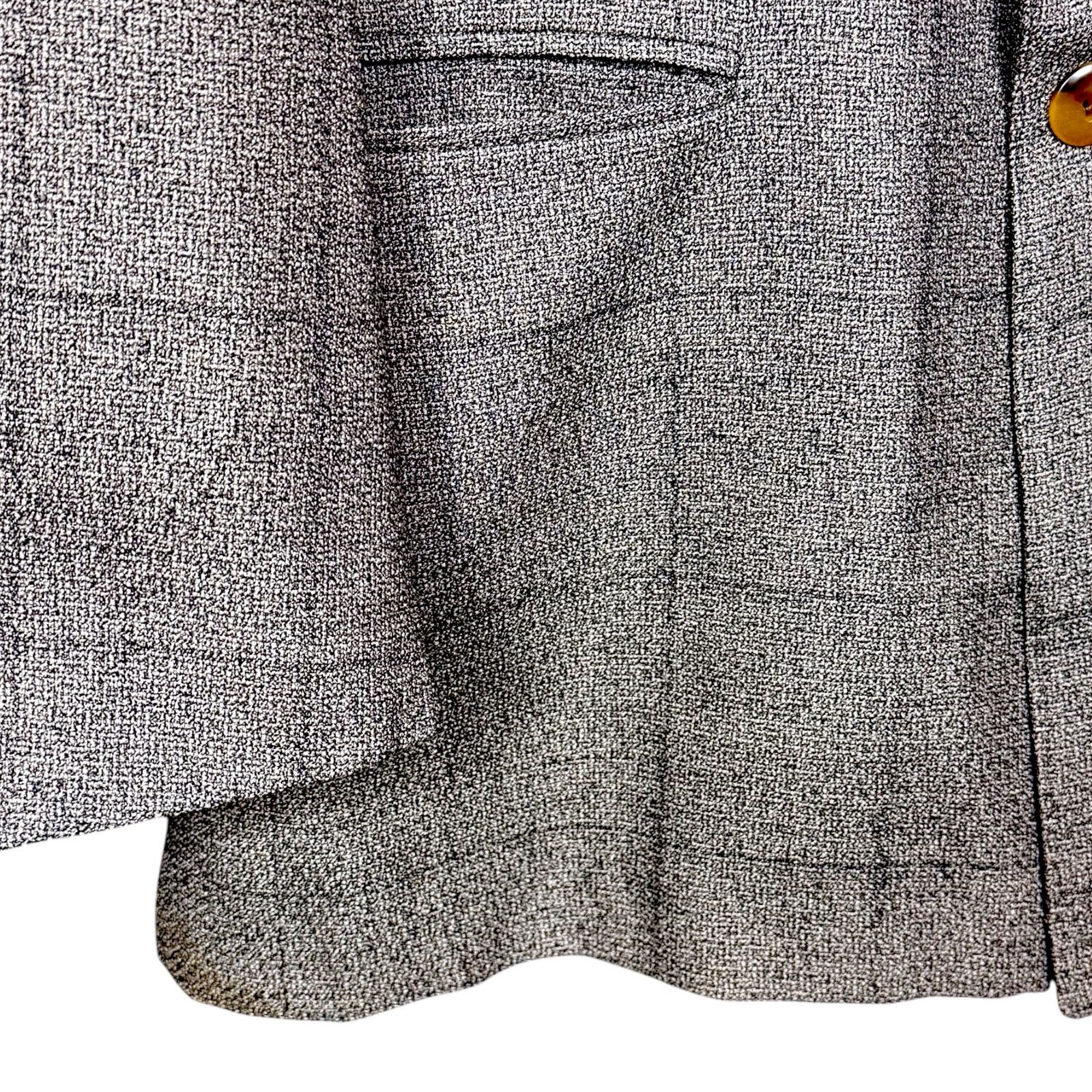 Canali Vintage Canali Blazer Mens 46R Gray Wool Double Breasted Size 46R - 5 Thumbnail