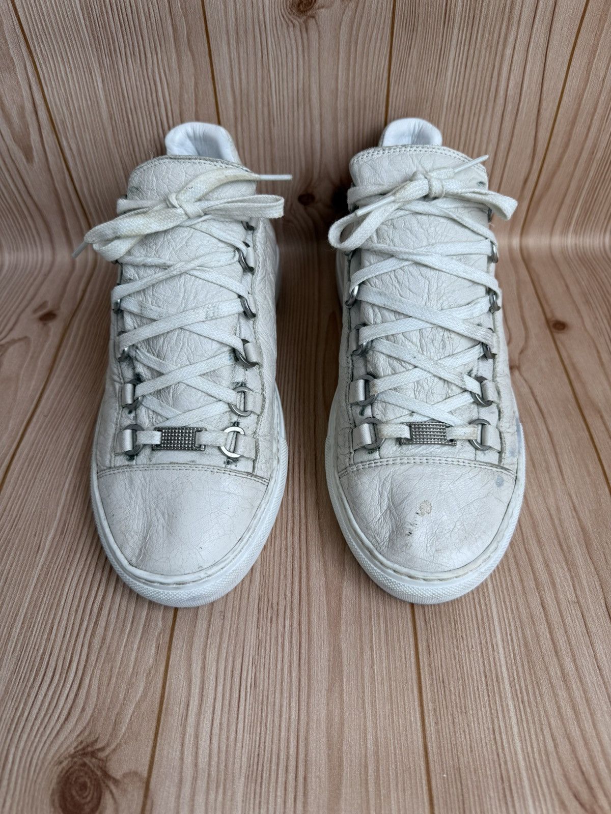 Balenciaga Cracken leather arena sneakers Size US 7 / EU 40 - 3 Thumbnail