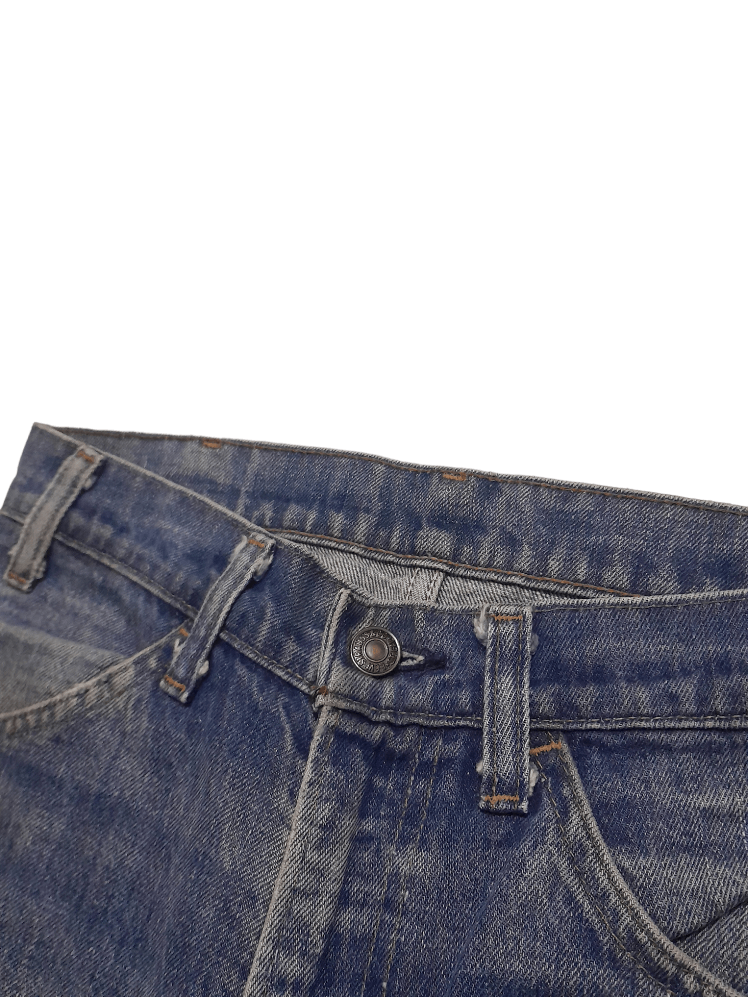 Levi's 70/80s Levis 517 Flare Denim Usa stamped #8 Button (S200) Size US 28 / EU 44 - 4 Thumbnail