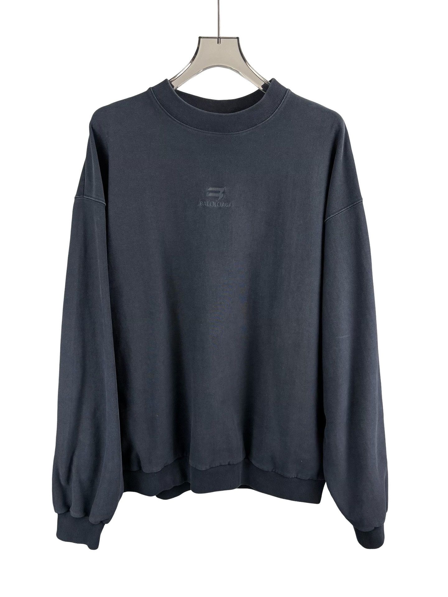 Balenciaga Balenciaga Embroidered Logo Sweatshirt Size 2 Size US M / EU 48-50 / 2 - 1 Thumbnail