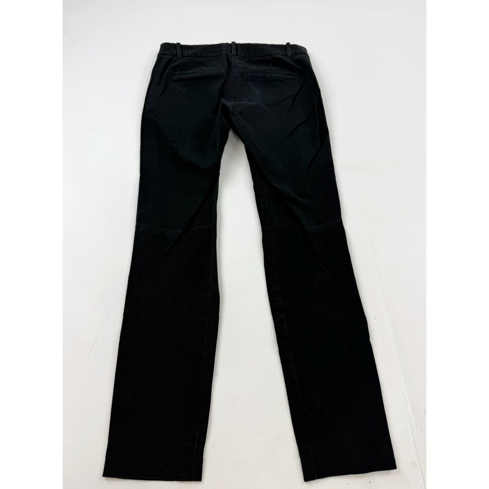 J.Crew J.Crew Pants Womens 0 Tall Black City Fit Chino Straight Leg Stretch Casual Size 25" / US 0 / IT 36 - 6 Thumbnail
