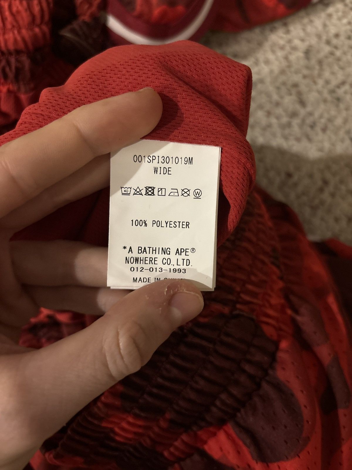 Bape Bape Red Camo Basketball Shorts Size US 36 / EU 52 - 5 Thumbnail