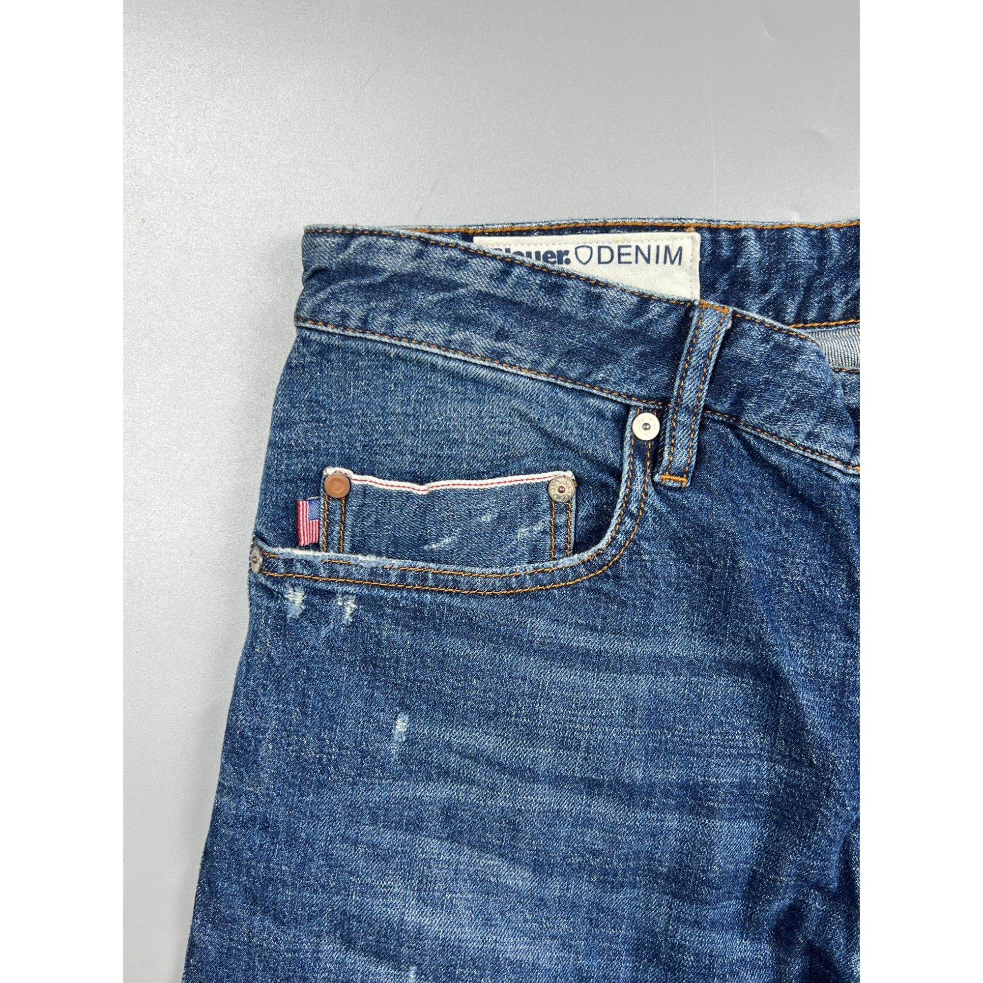 Other Blauer Skinny Selvedge Denim Jeans Pants (Y0969) Size US 33 - 4 Thumbnail