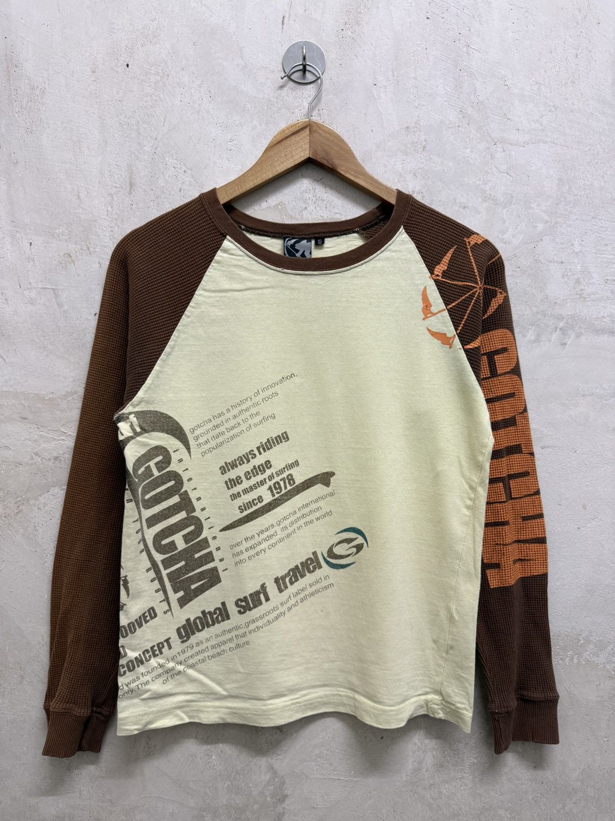 Gotcha Faded Gotcha Thermal Long Sleeve Surf Tees Size US S / EU 44-46 / 1 - 1 Thumbnail