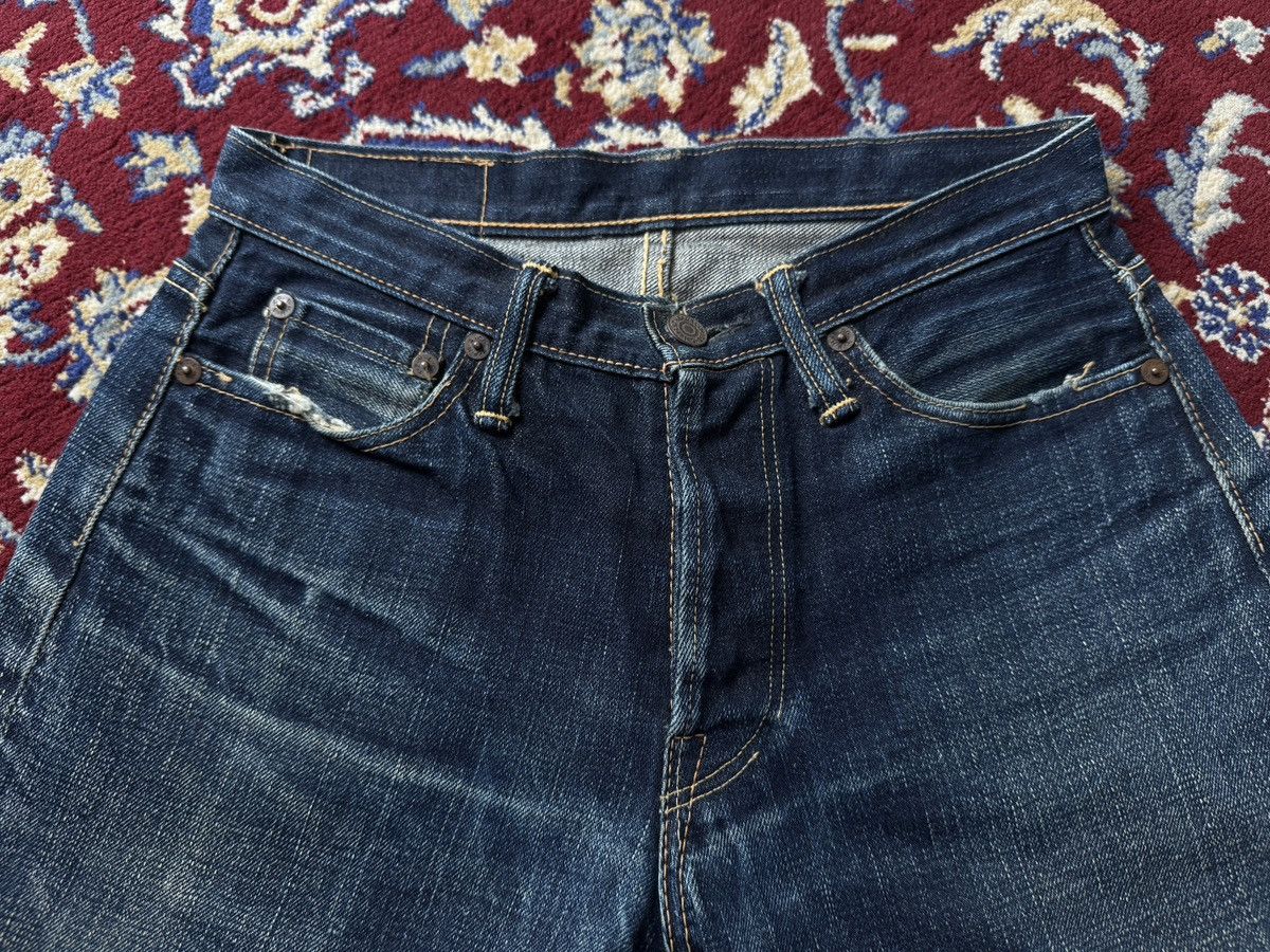 The Flat Head The Flat Head 3002 Golden Selvedge Raw denim faded jeans Size US 29 - 7 Thumbnail