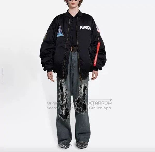 Balenciaga Balenciaga NASA Logo Pilot Jacket. Size US L / EU 52-54 / 3 - 5 Thumbnail