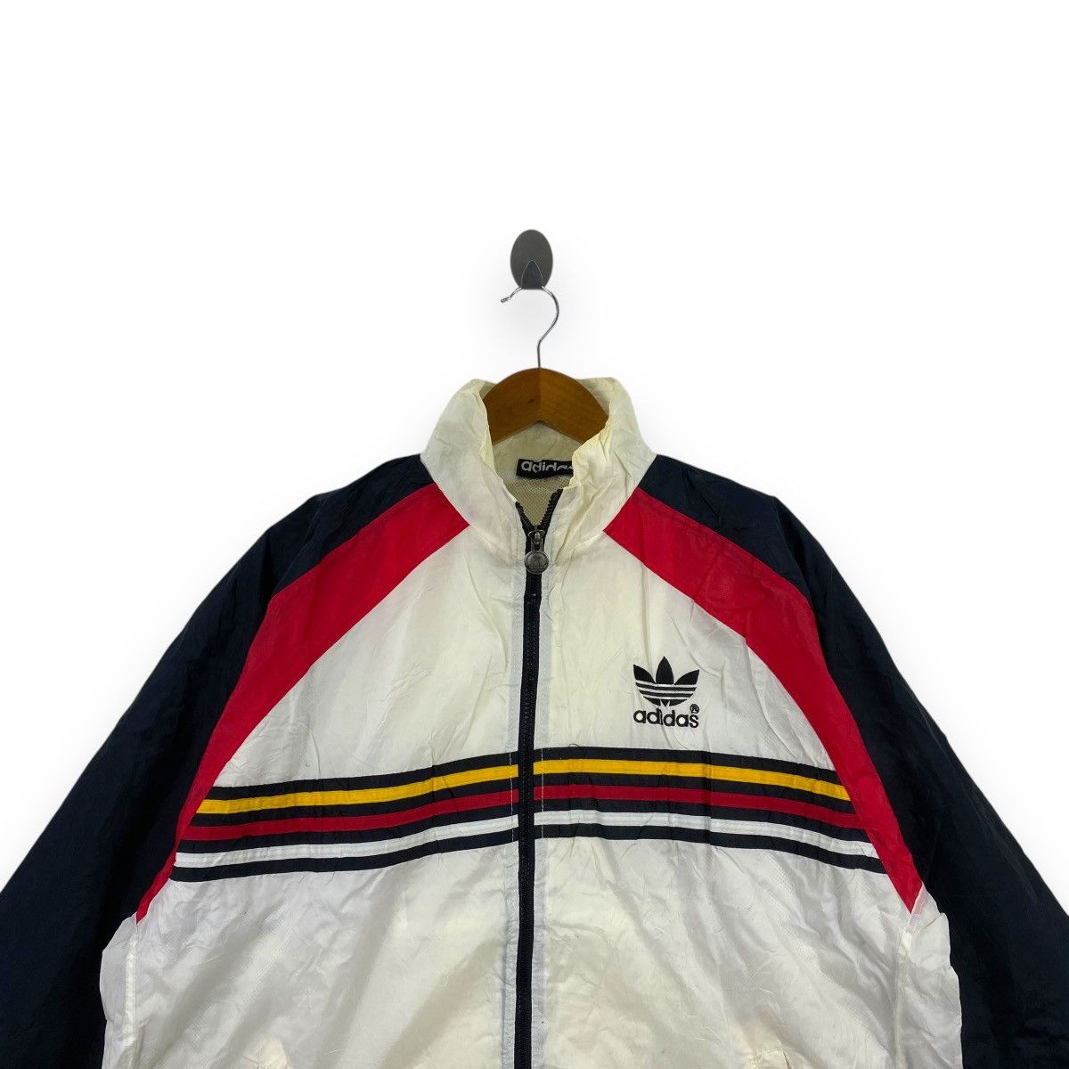 Adidas Vintage 90’ ADIDAS ORIGINALS Retro Germany Windbreaker Size US M / EU 48-50 / 2 - 2 Thumbnail