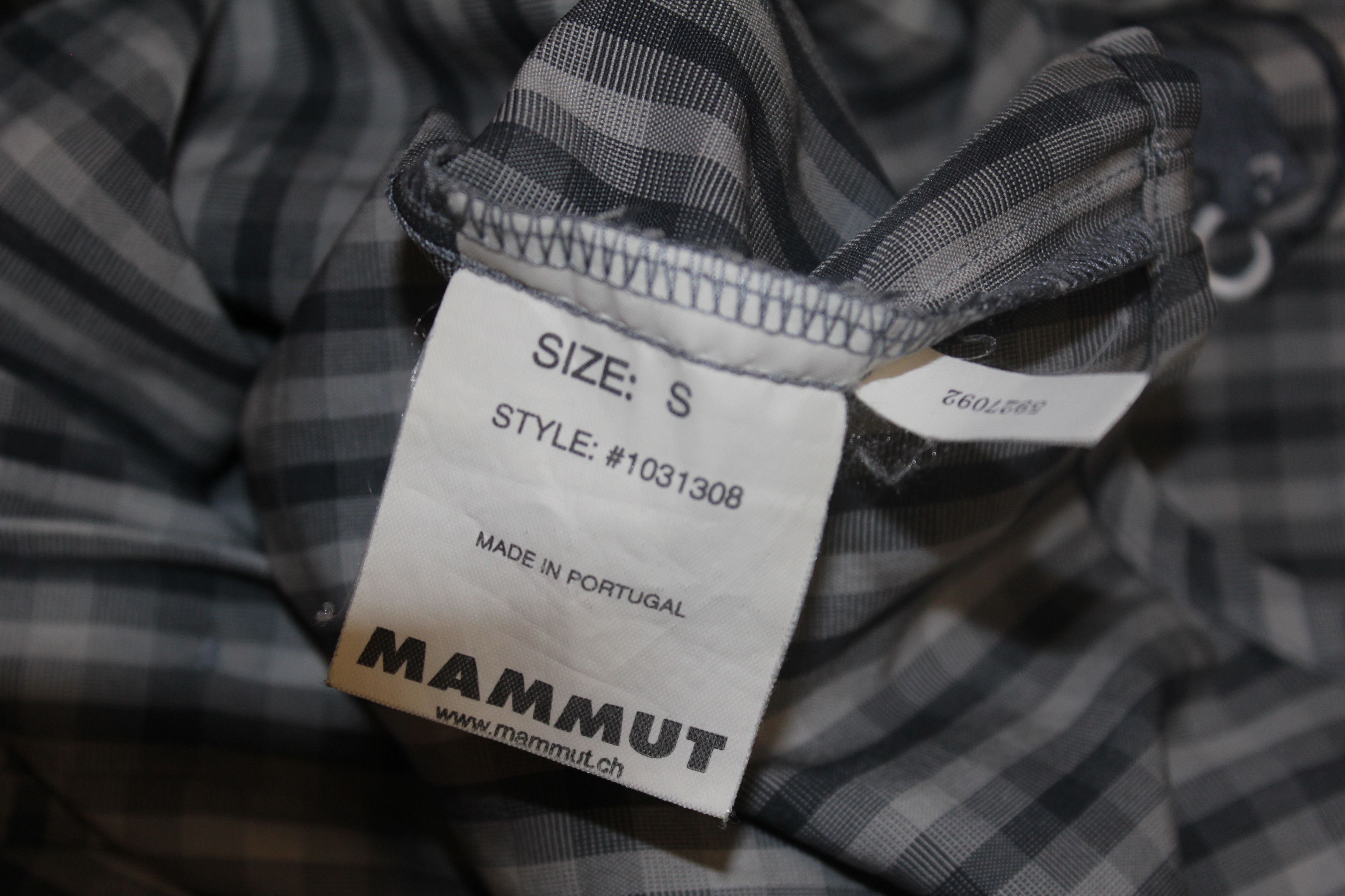 Mammut Mammut Outdoor Short Sleeve Check Shirt Size S Size US S / EU 44-46 / 1 - 8 Thumbnail
