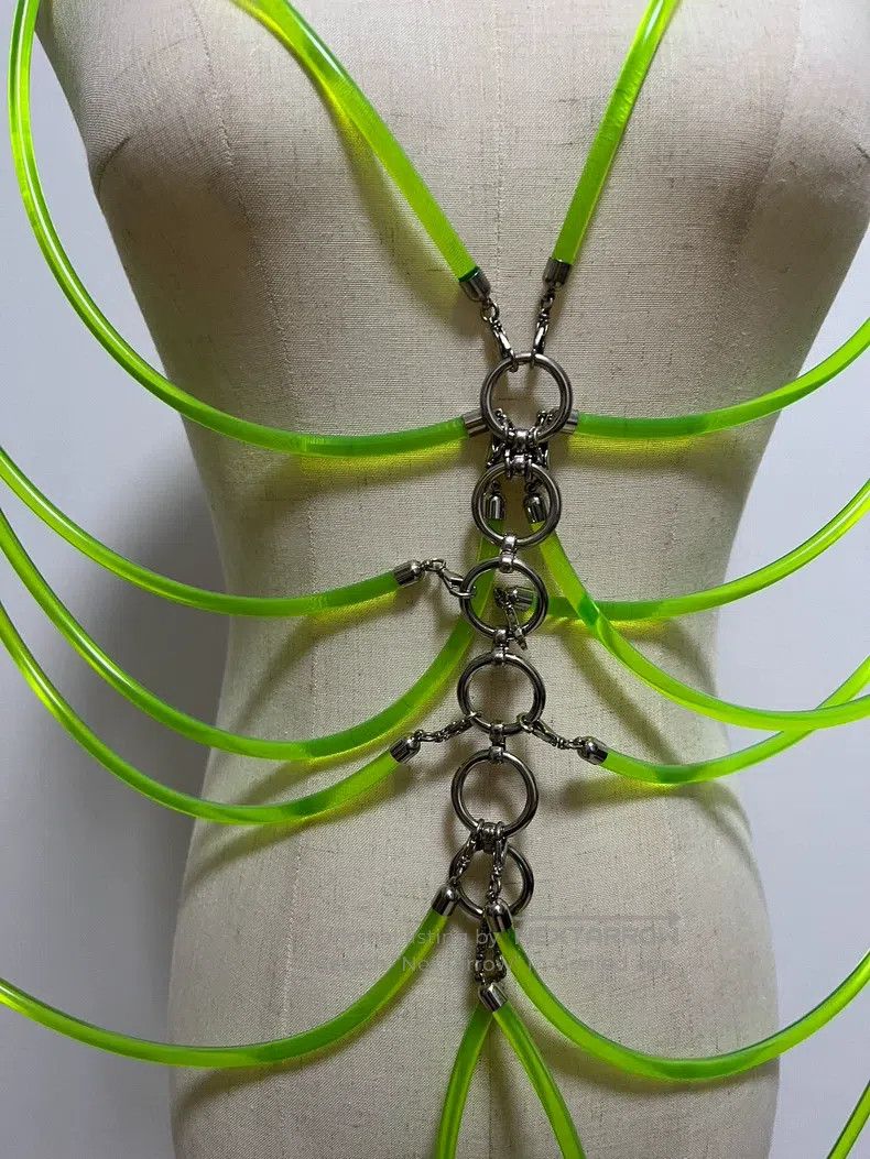 Japanese Brand Japanese Brand Fotus Green fluorescent tube necklace Size ONE SIZE - 4 Thumbnail