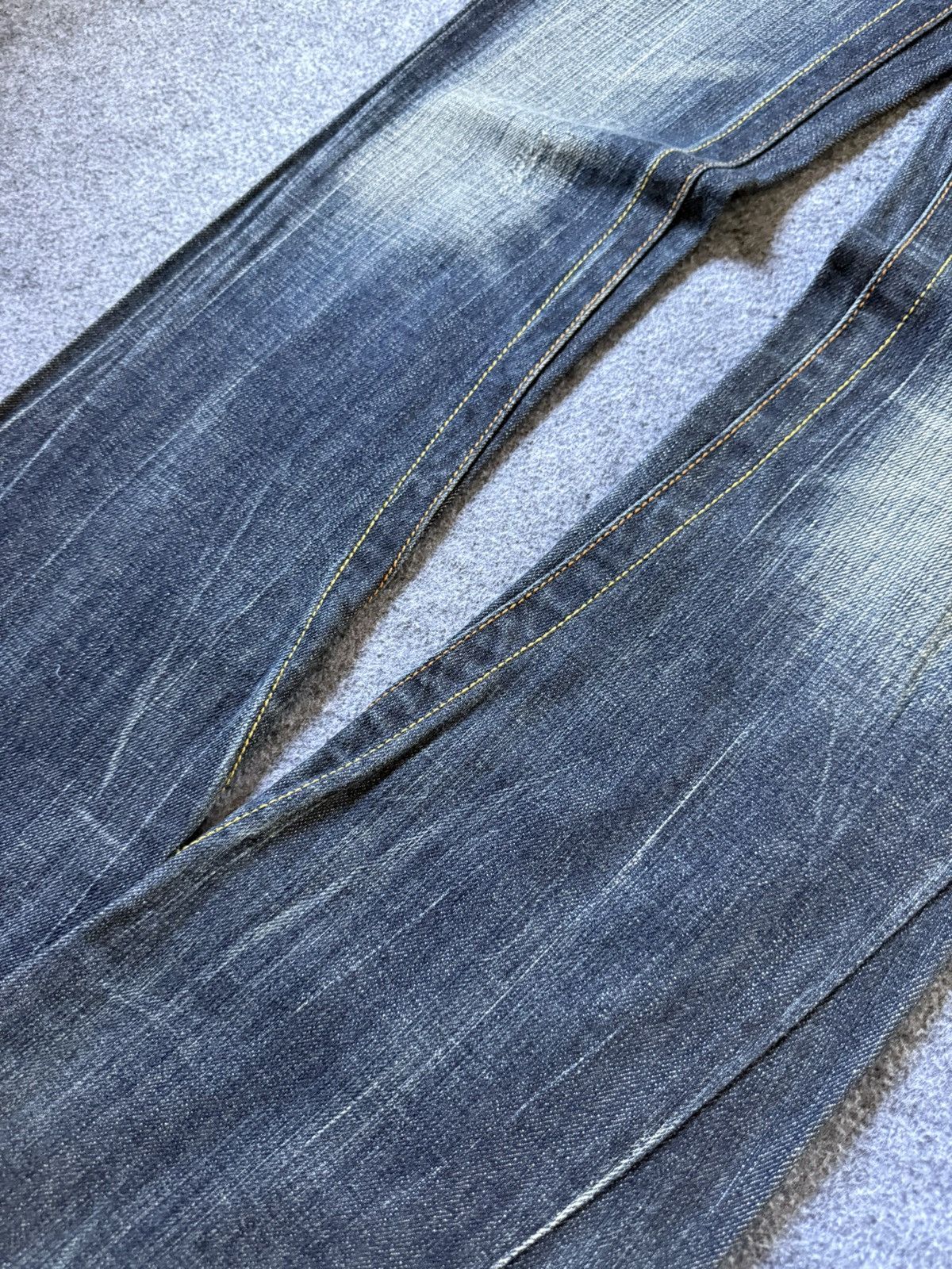 If Six Was Nine Press Japan Embroidered Tribal Paneled Spiral Flared Jeans Size US 27 - 7 Thumbnail