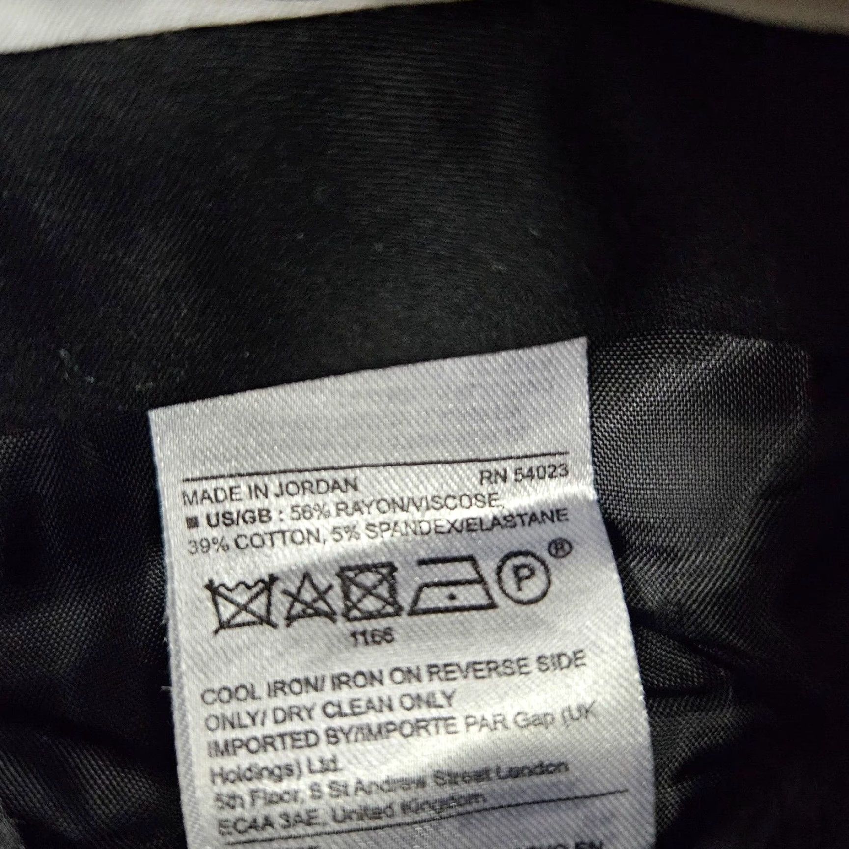 Banana Republic Banana Republic Sloan Pants Womens 2P Black Cropped Rayon Blend Zip Inseam 24.5" Petite Pants Size 26" / US 2 / IT 38 - 6 Thumbnail
