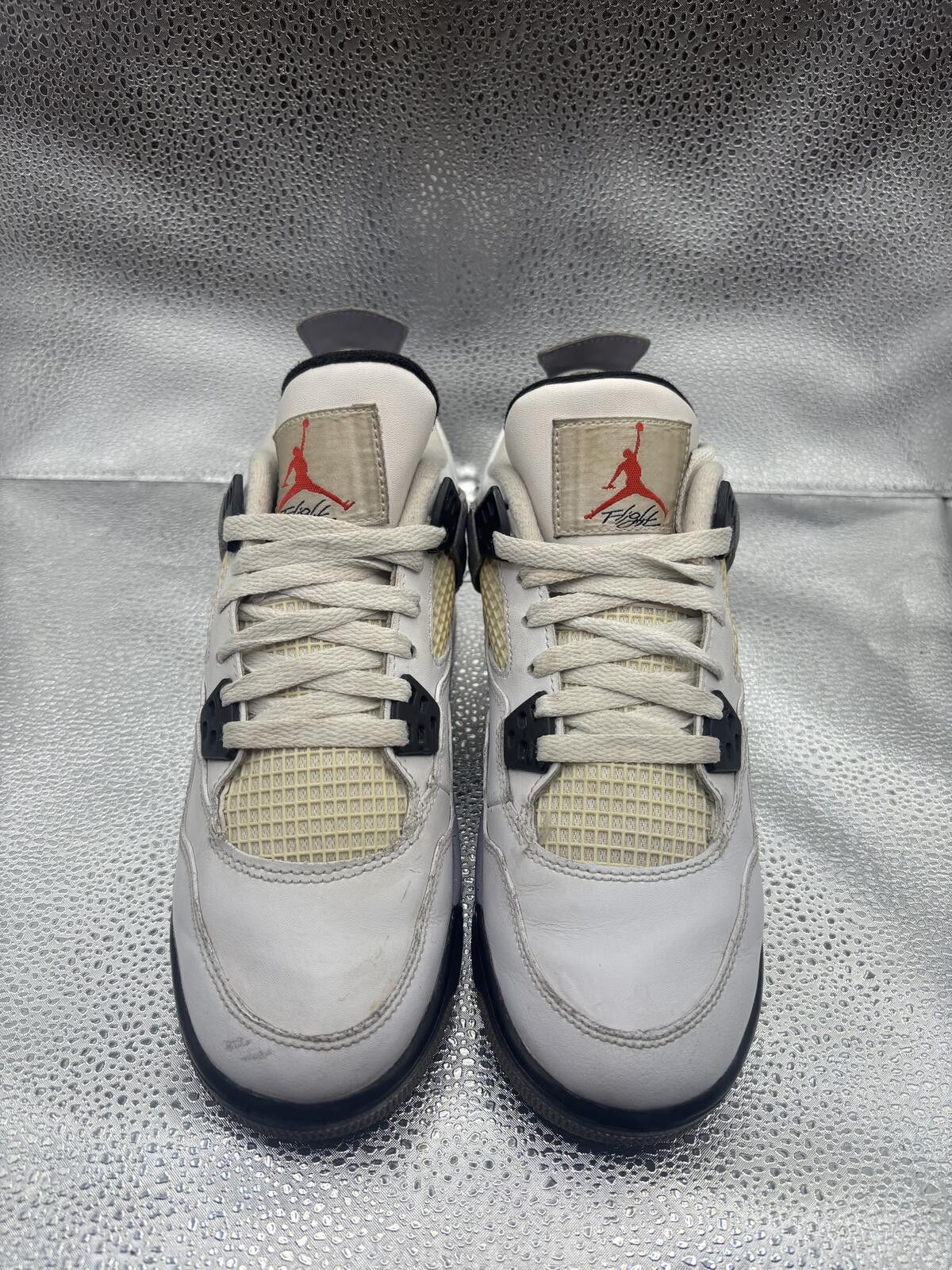 Jordan Brand Air Jordan 4 white cement GS 2012 Size US 5.5 / EU 38 - 2 Thumbnail