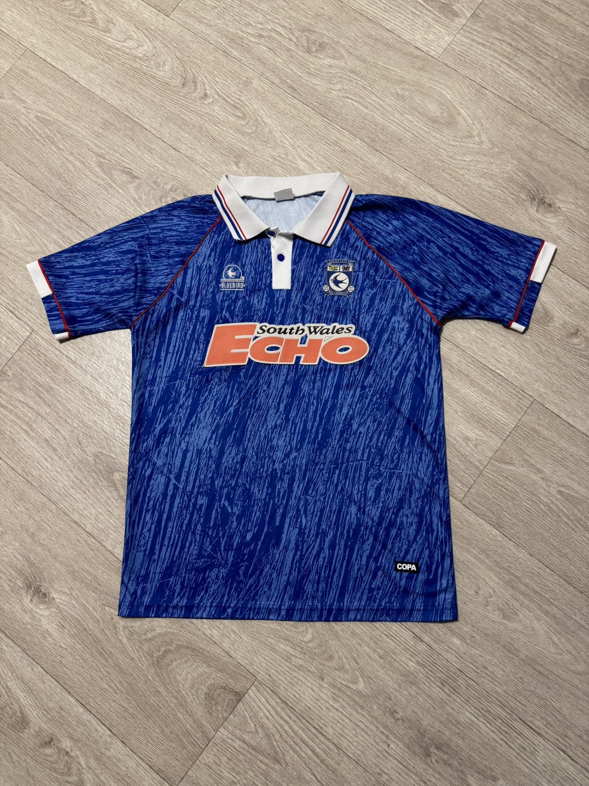 Vintage 🔷Rare Vintage Bluebird Cardiff City 1992/93 Soccer jersey🔷 Size US S / EU 44-46 / 1 - 1 Thumbnail
