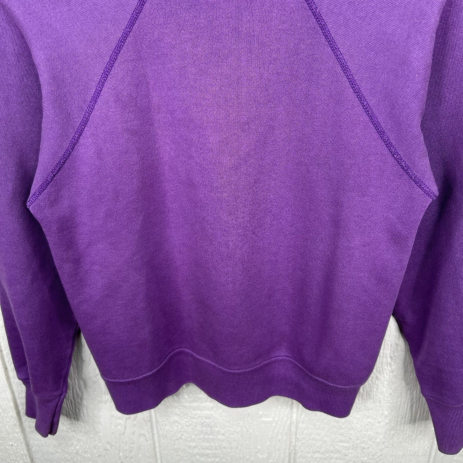Other Vintage 90's Purple Blank Crewneck Small Size US S / EU 44-46 / 1 - 3 Thumbnail