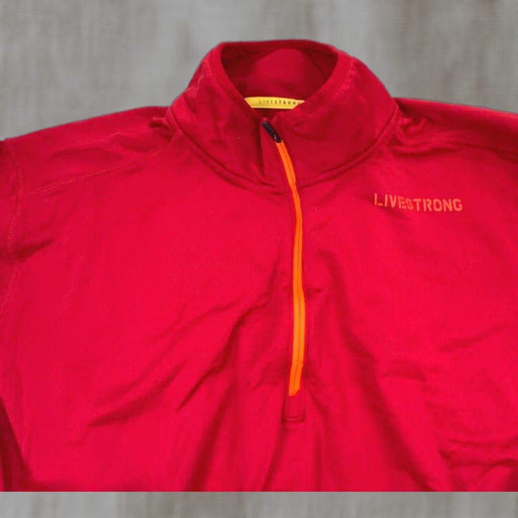 Nike Nike Sweatshirt Men XL Red Dri Fit Performance Quarter Zip Run Pullover Sweater Size US XL / EU 56 / 4 - 1 Thumbnail