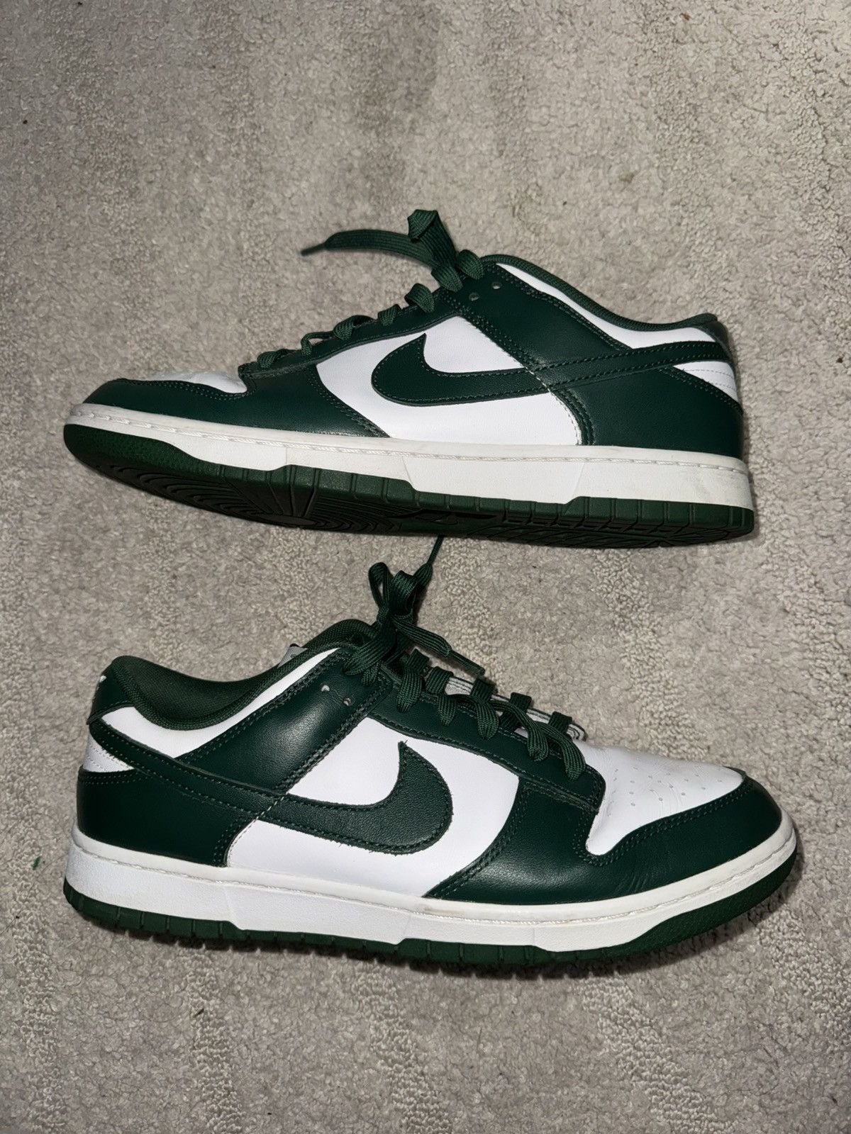 Nike Nike Dunk Michigan State Green Sneaker size 10 Size US 10 / EU 43 - 1 Thumbnail