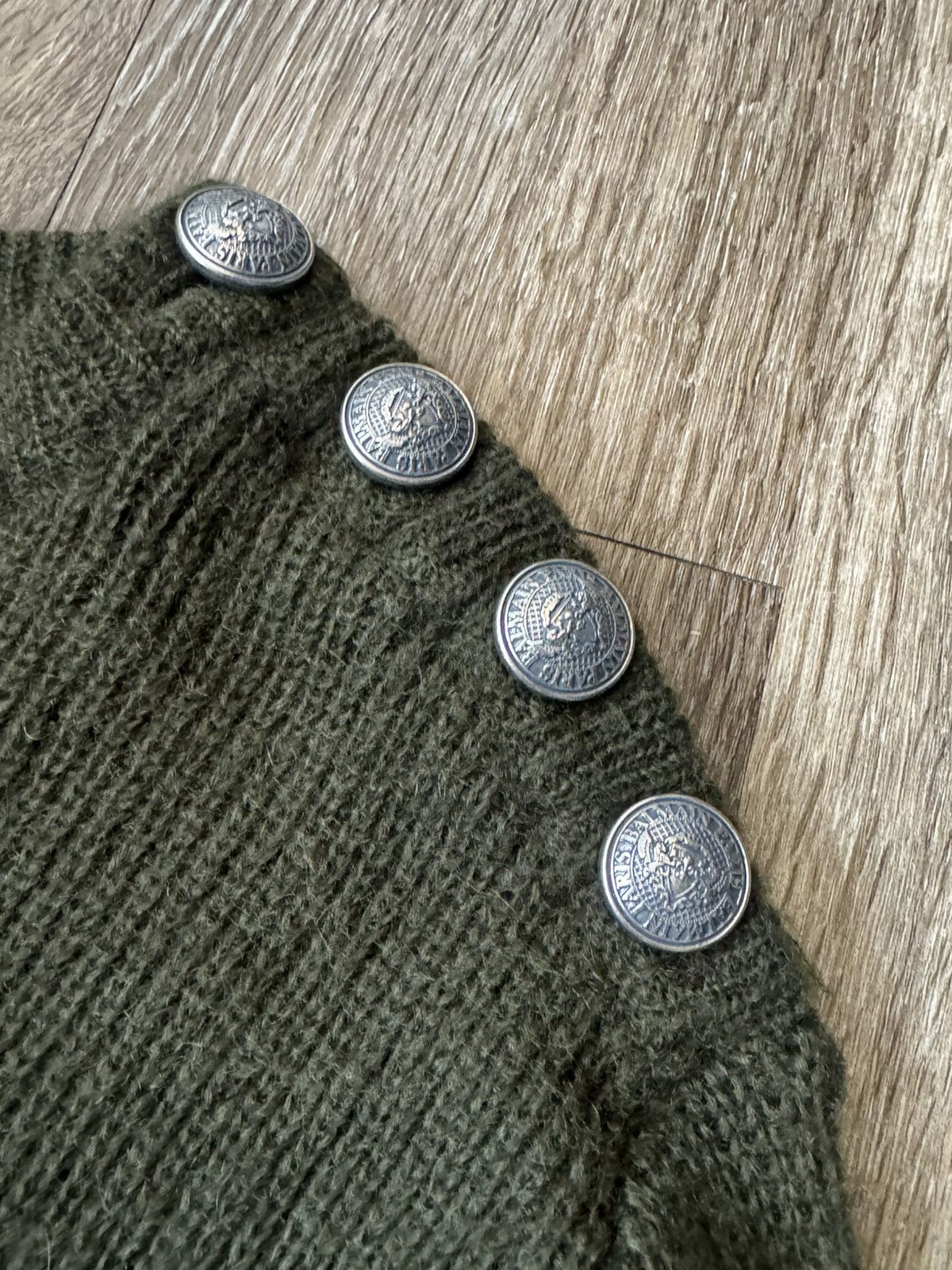 Balmain Balmain Mohair Napoleon Knit Sweater Size US M / EU 48-50 / 2 - 2 Thumbnail