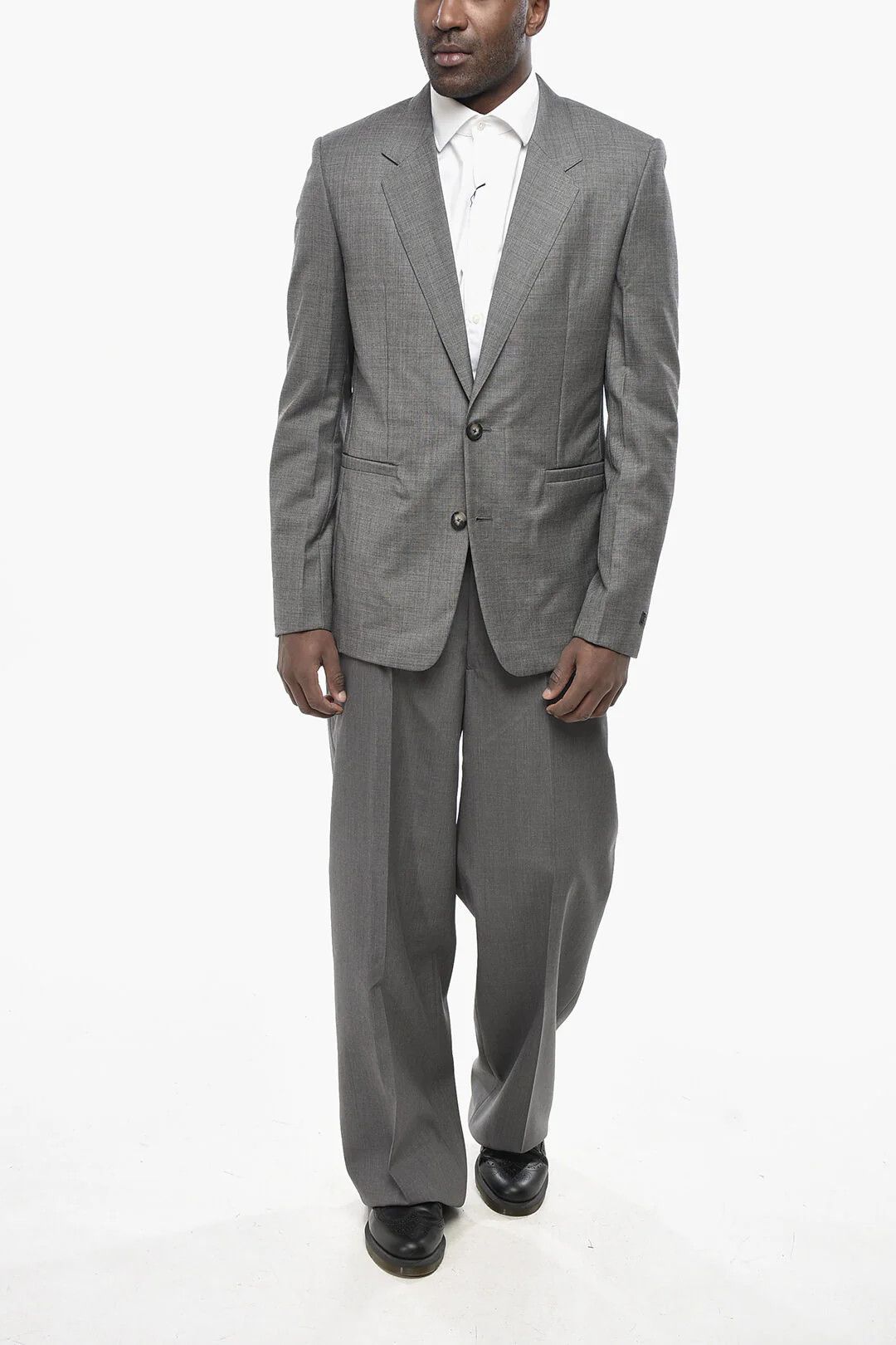 Givenchy og1mm0326 Unlined Slim-Fit Wool Blazer in Grey Size US M / EU 48-50 / 2 - 4 Thumbnail